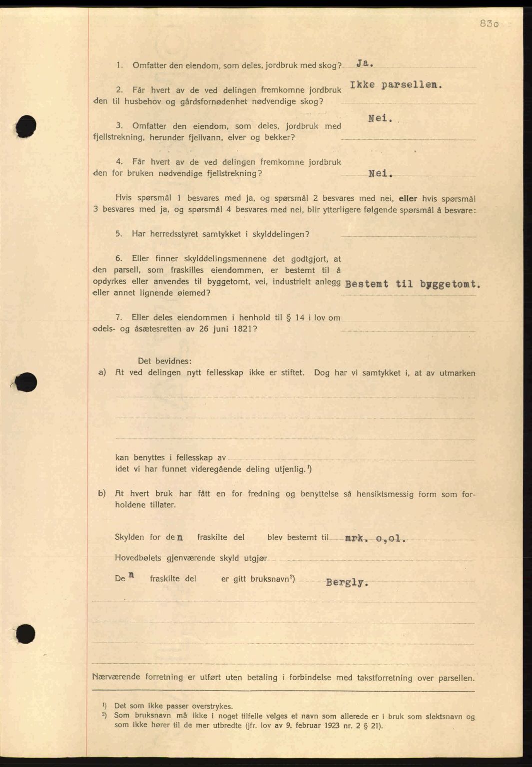 Nordmøre sorenskriveri, SAT/A-4132/1/2/2Ca: Pantebok nr. A80, 1936-1937, Dagboknr: 246/1937