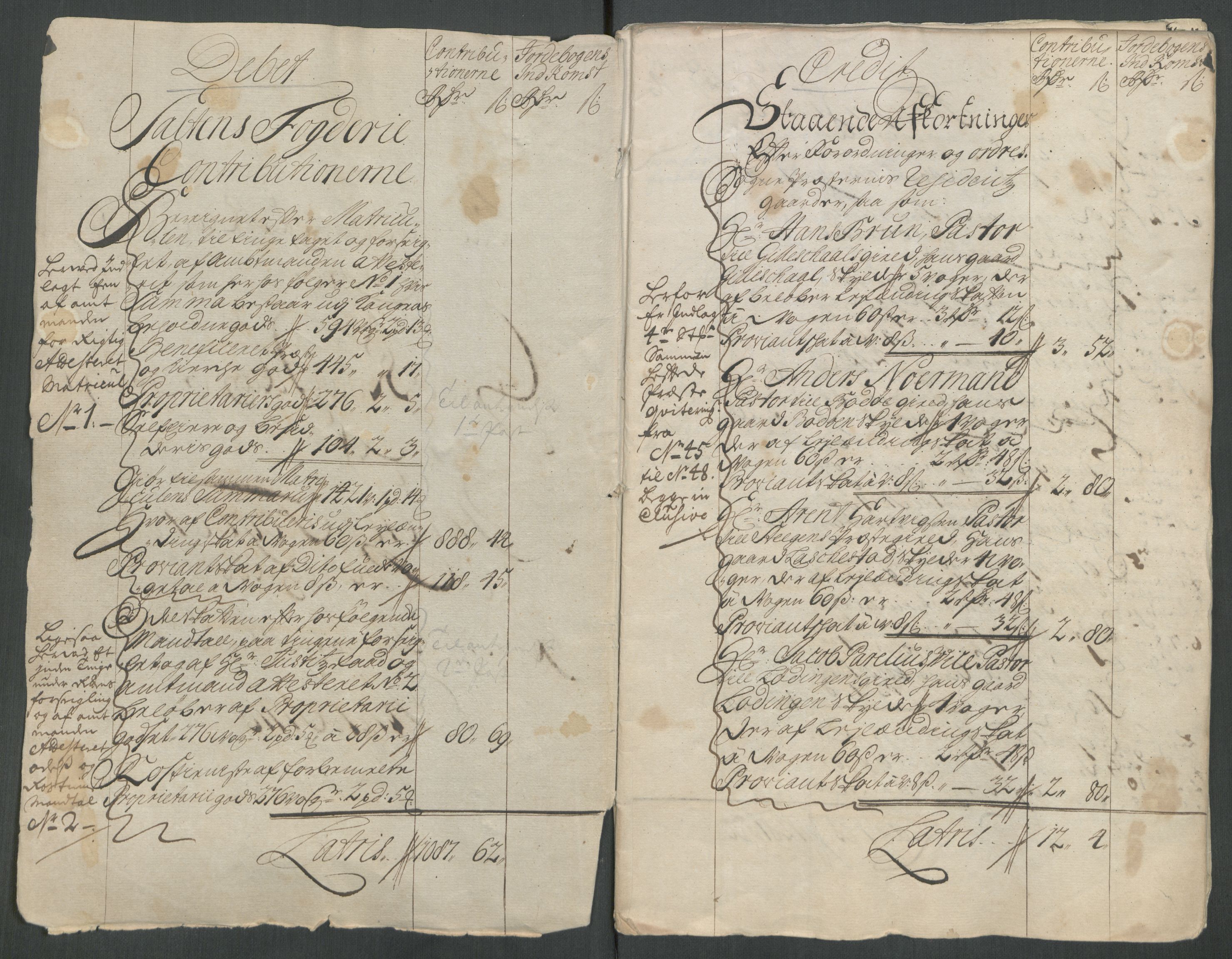 Rentekammeret inntil 1814, Reviderte regnskaper, Fogderegnskap, RA/EA-4092/R66/L4586: Fogderegnskap Salten, 1716, s. 5