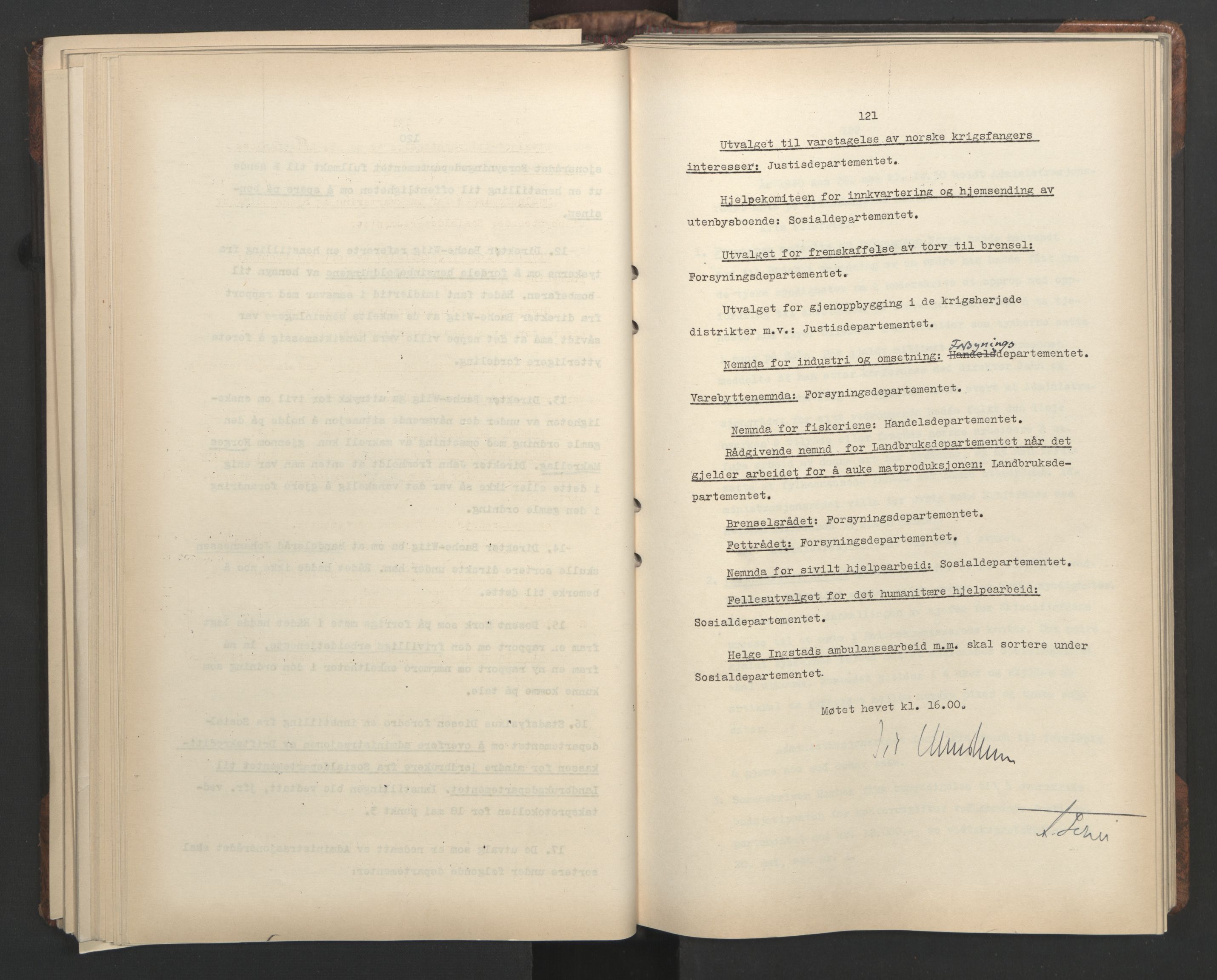 Administrasjonsrådet, AV/RA-S-1004/A/L0001: Møteprotokoll med tillegg 15/4-25/9, 1940, s. 121