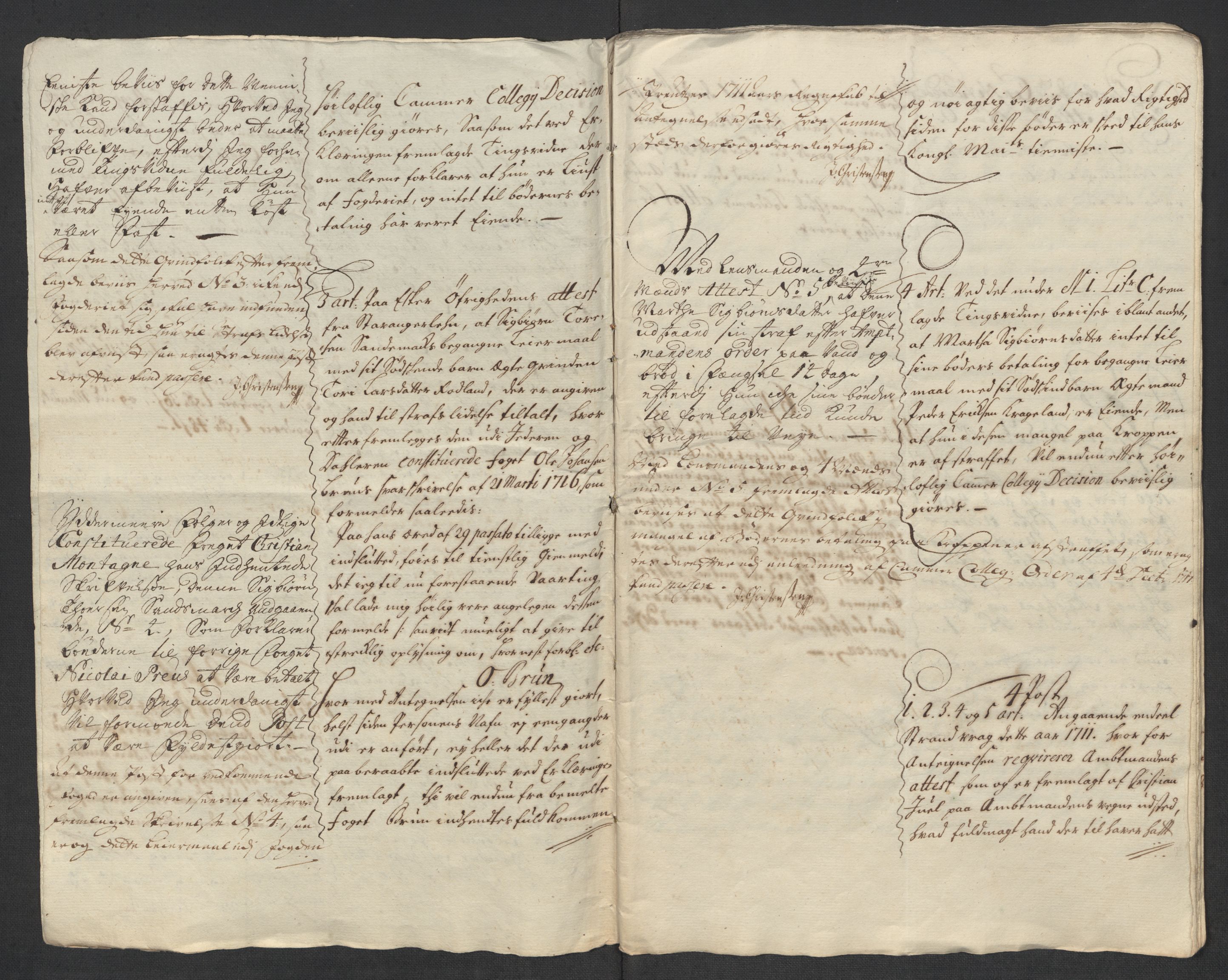 Rentekammeret inntil 1814, Reviderte regnskaper, Fogderegnskap, AV/RA-EA-4092/R43/L2557: Fogderegnskap Lista og Mandal, 1711-1713, s. 318