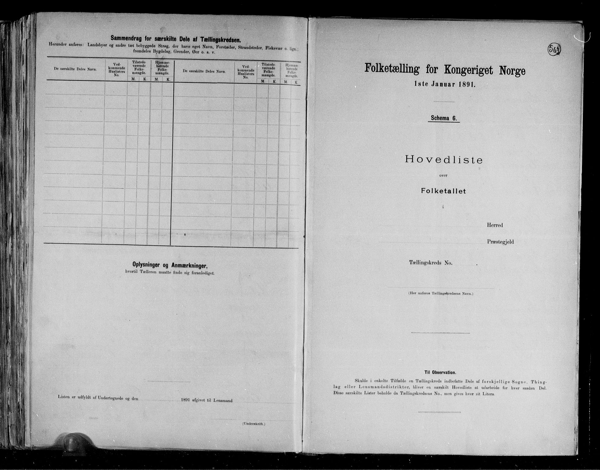 RA, Folketelling 1891 for 1752 Kolvereid herred, 1891, s. 14