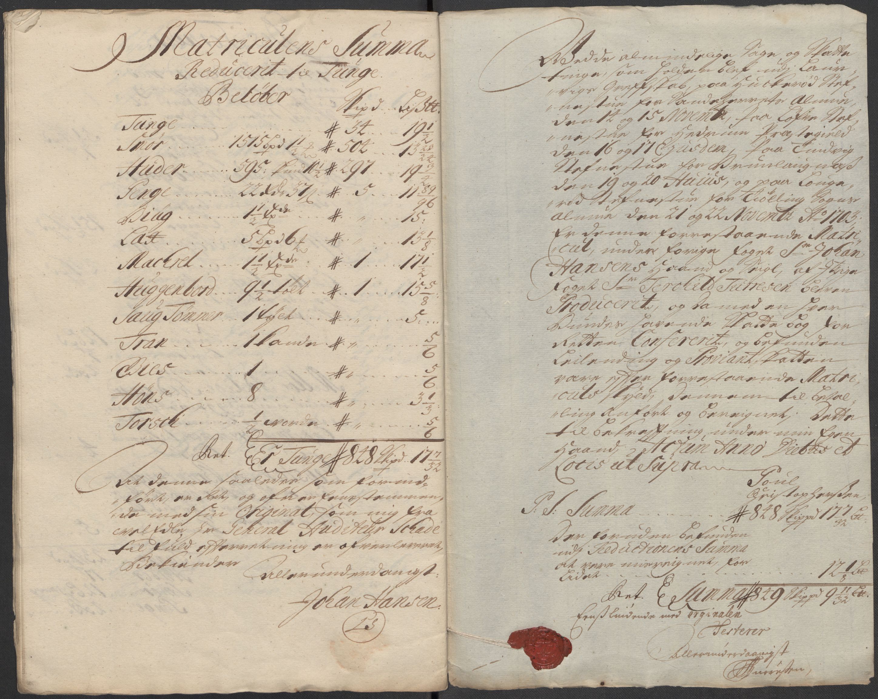 Rentekammeret inntil 1814, Reviderte regnskaper, Fogderegnskap, AV/RA-EA-4092/R33/L1984: Fogderegnskap Larvik grevskap, 1712, s. 47