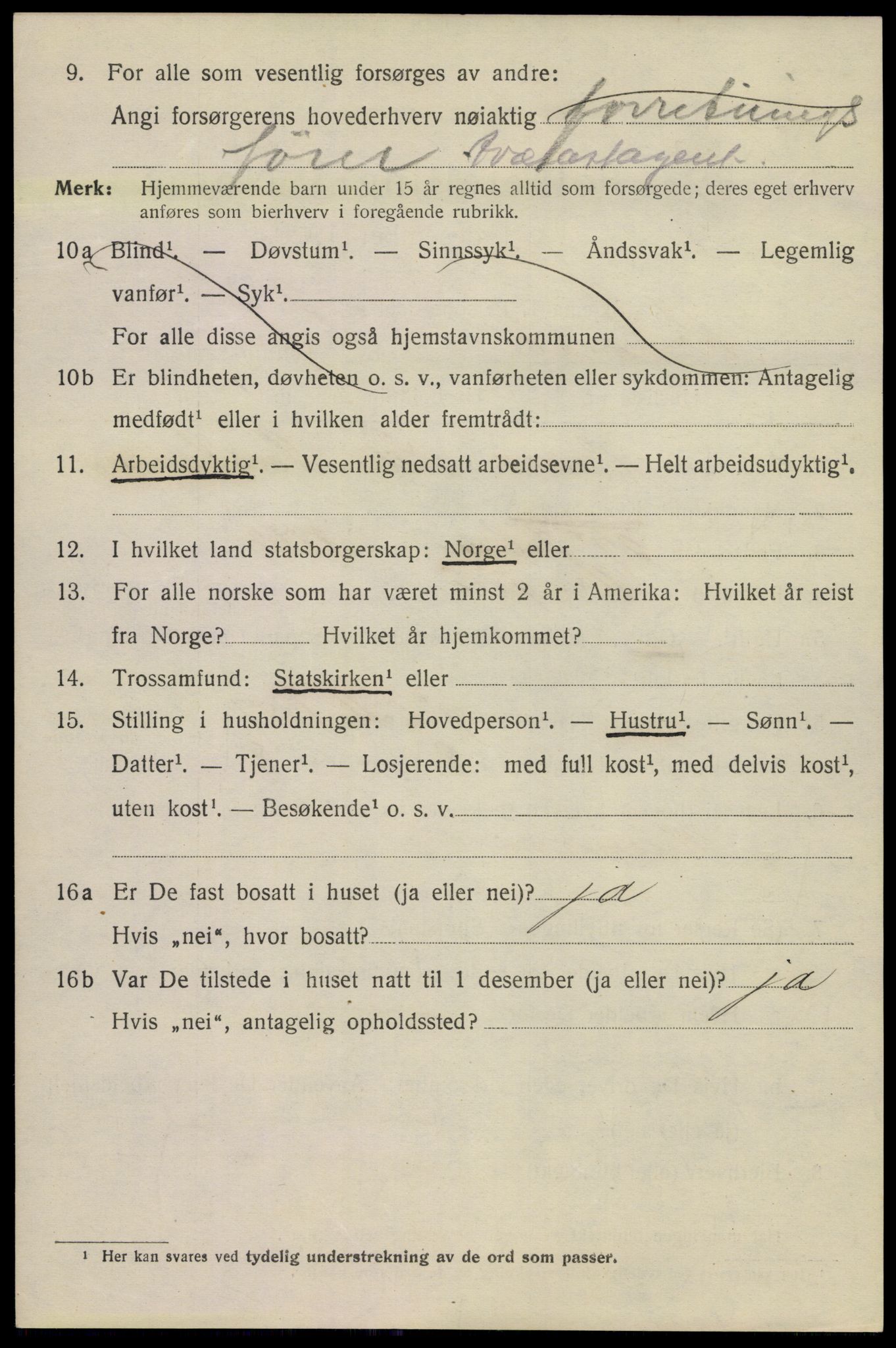 SAKO, Folketelling 1920 for 0801 Kragerø kjøpstad, 1920, s. 7270