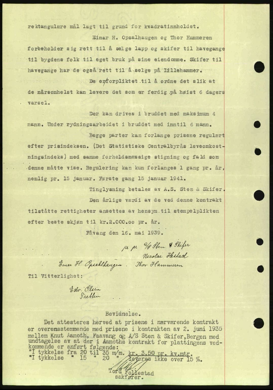 Sør-Gudbrandsdal tingrett, SAH/TING-004/H/Hb/Hbe/L0001: Pantebok nr. B1, 1936-1939, Dagboknr: 1585/1939