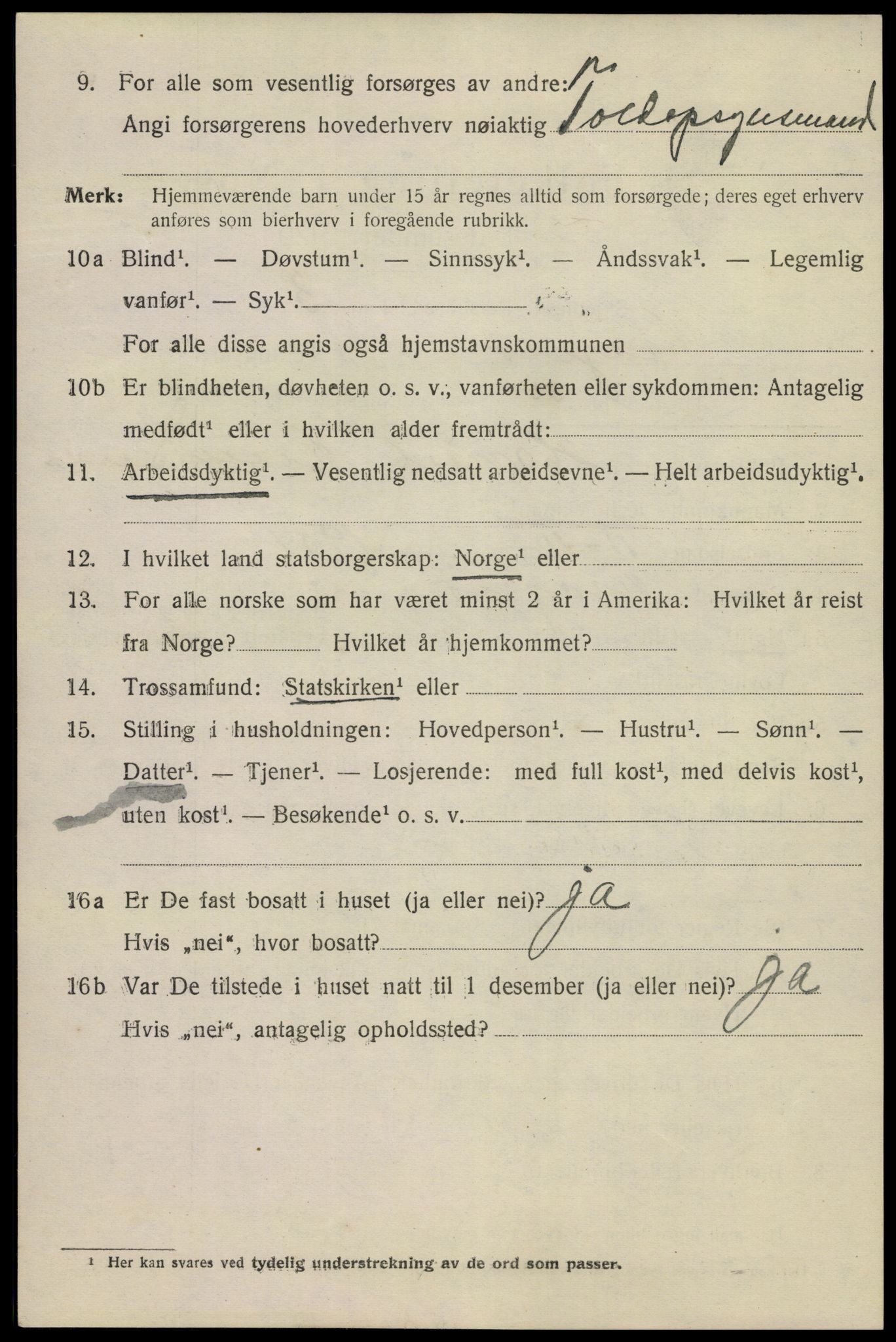 SAKO, Folketelling 1920 for 0801 Kragerø kjøpstad, 1920, s. 7660