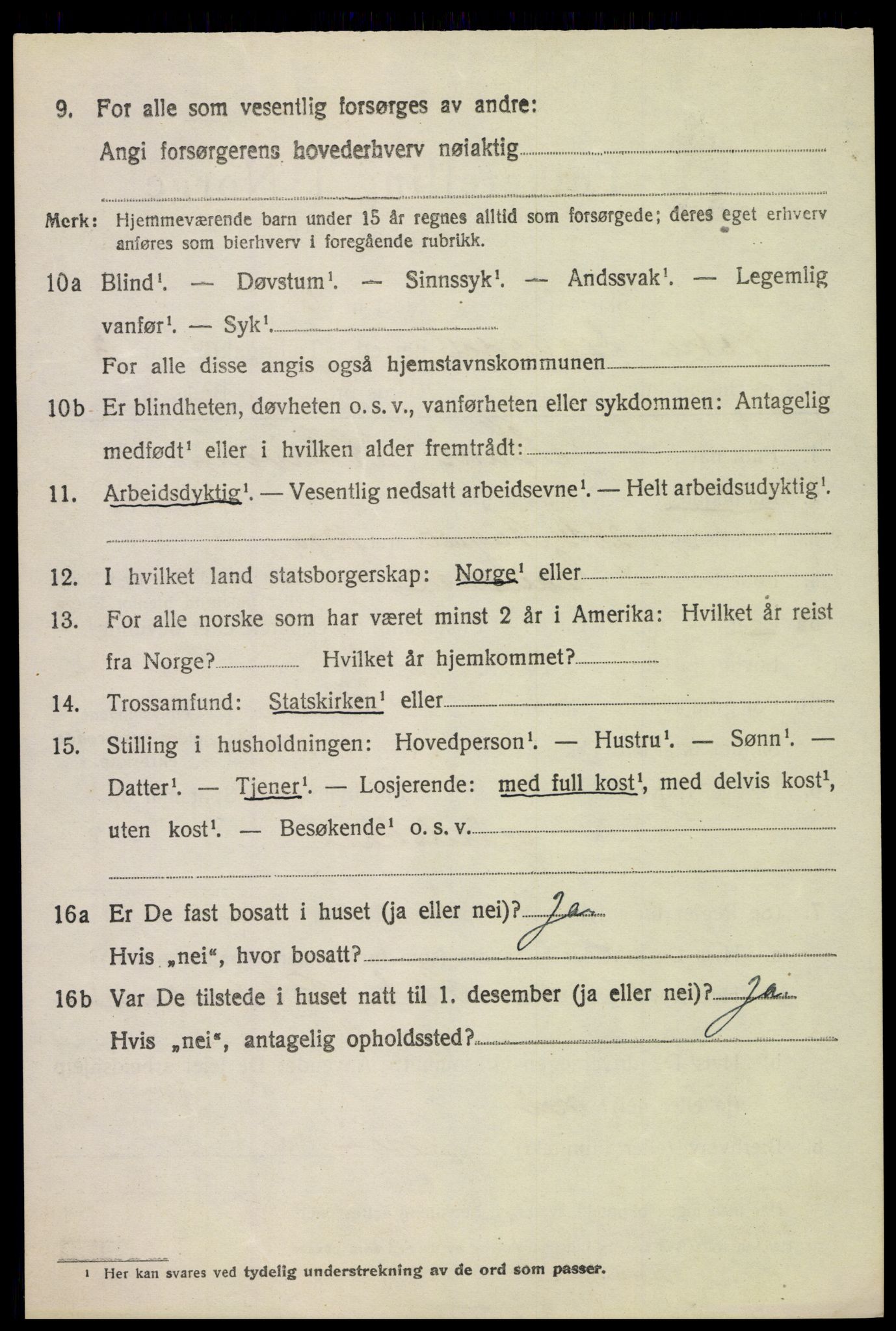 SAH, Folketelling 1920 for 0522 Østre Gausdal herred, 1920, s. 1921