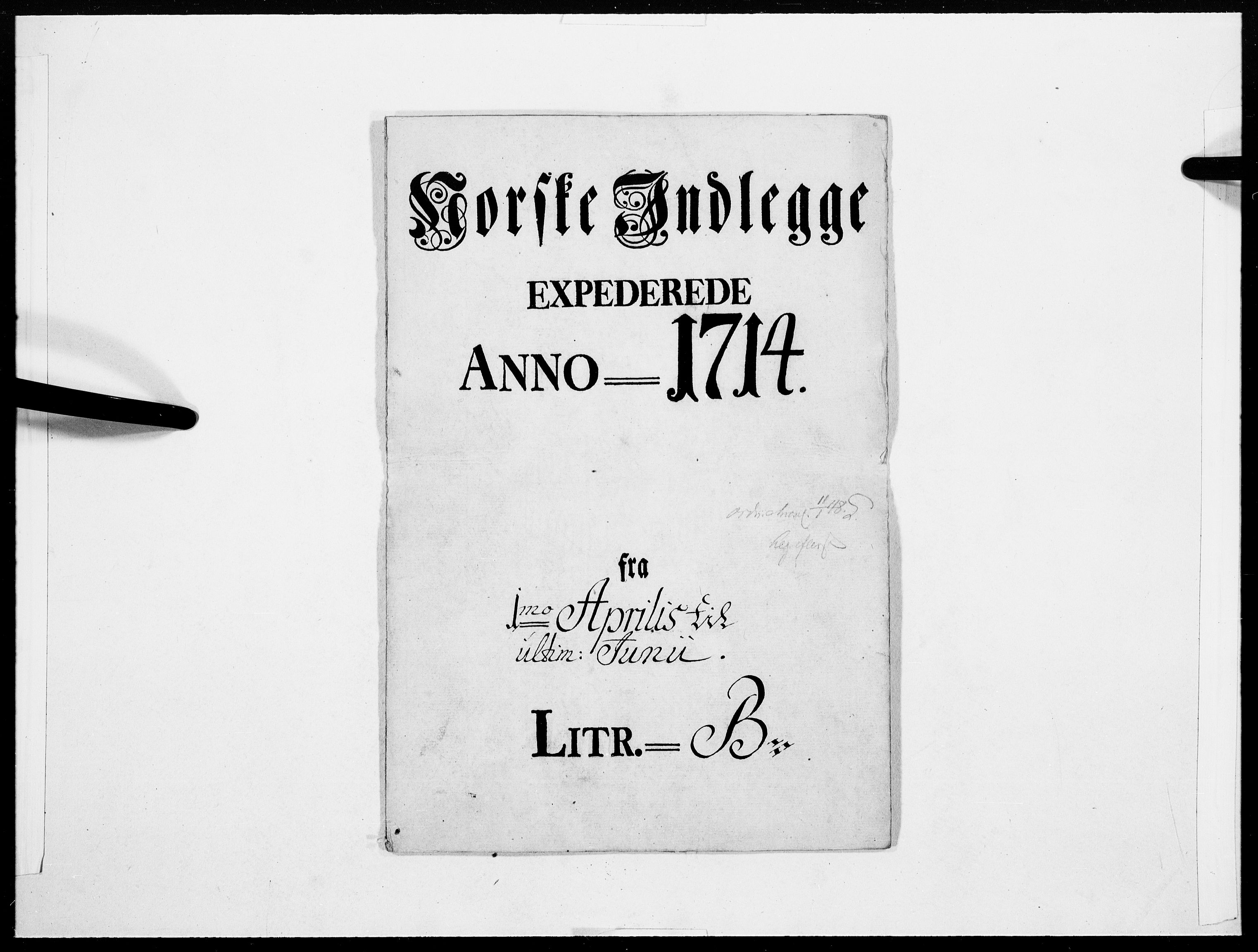 Danske Kanselli 1572-1799, AV/RA-EA-3023/F/Fc/Fcc/Fcca/L0074: Norske innlegg 1572-1799, 1714, s. 491