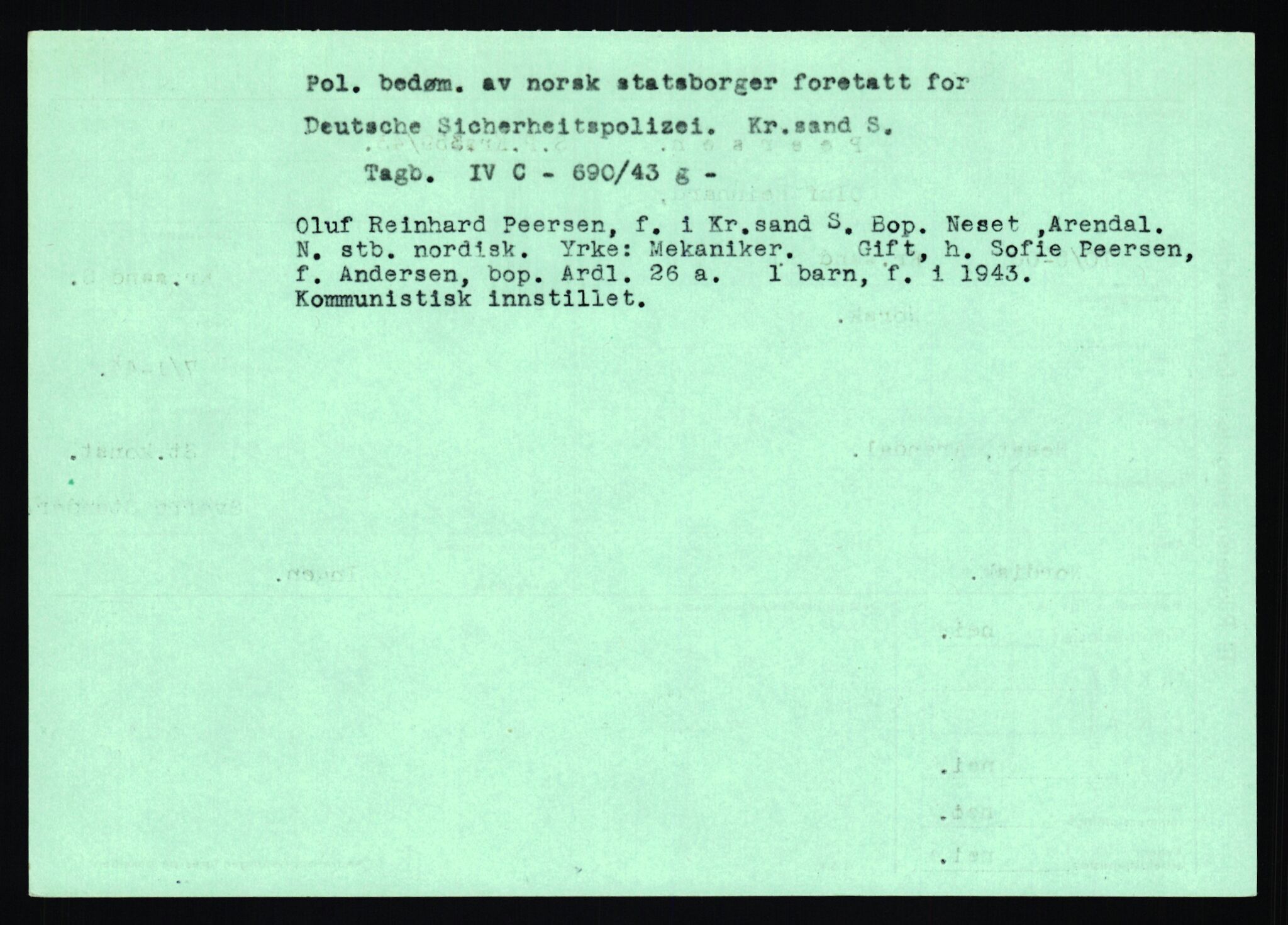 Statspolitiet - Hovedkontoret / Osloavdelingen, AV/RA-S-1329/C/Ca/L0012: Oanæs - Quistgaard	, 1943-1945, s. 3862