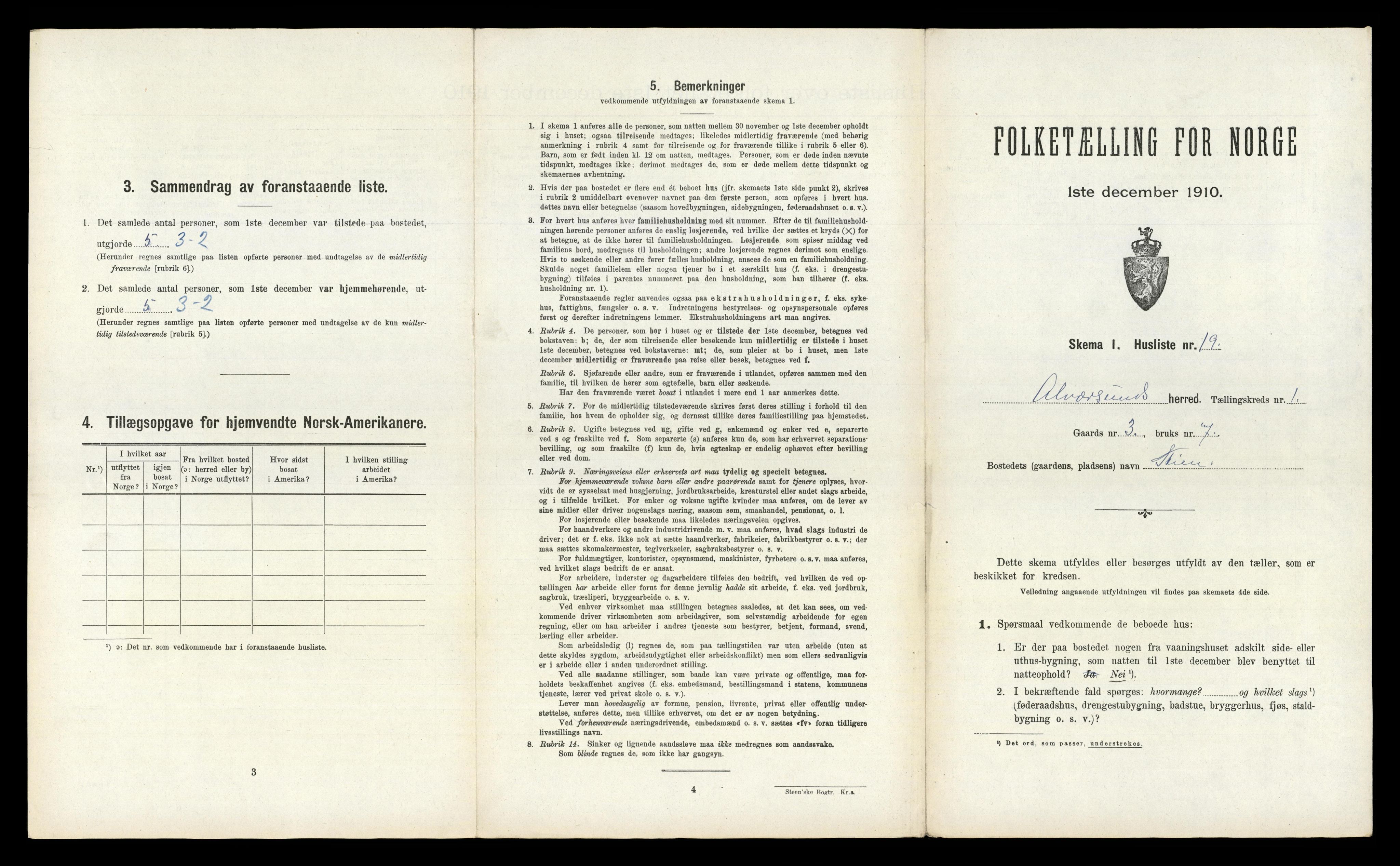 RA, Folketelling 1910 for 1257 Alversund herred, 1910, s. 90