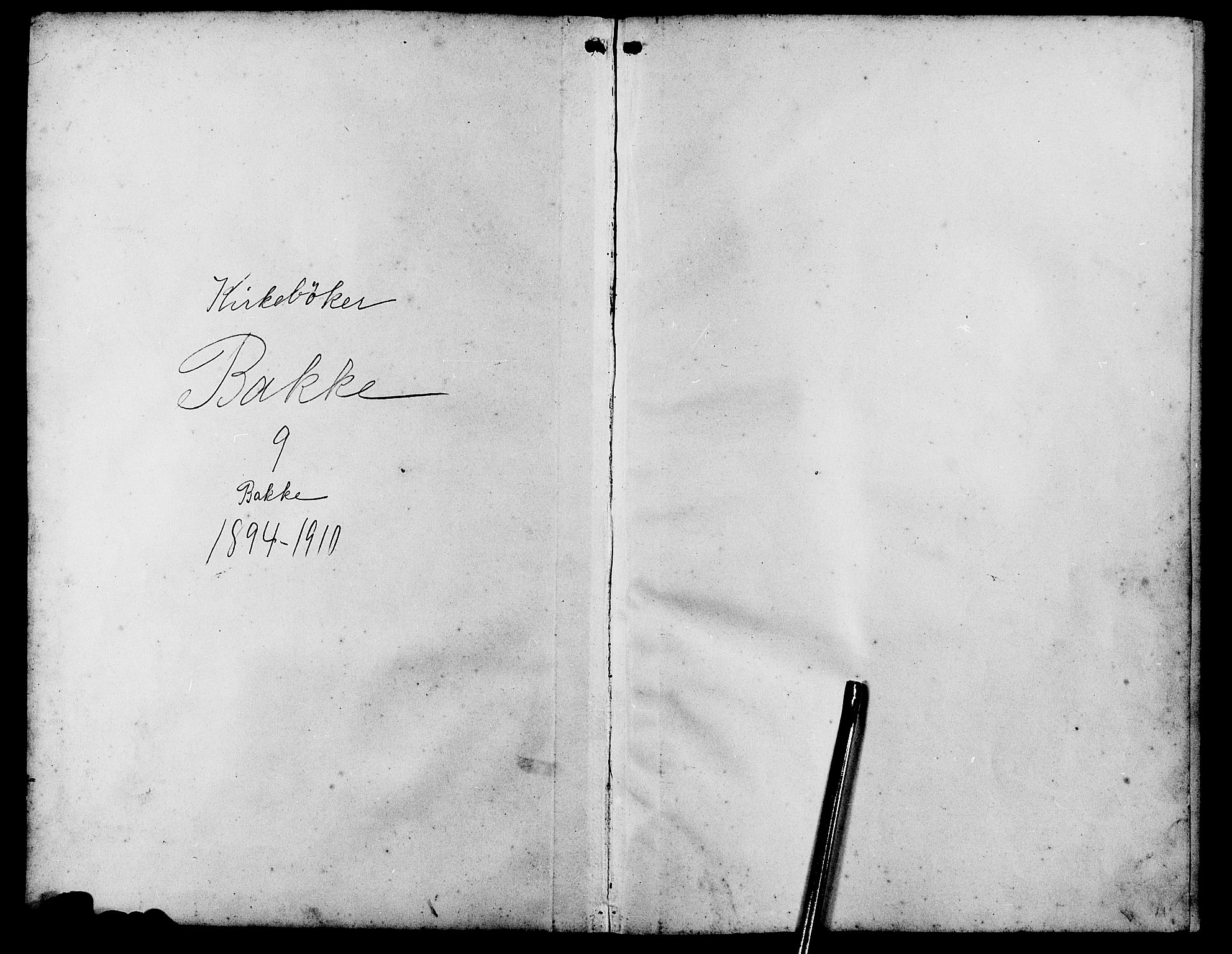Bakke sokneprestkontor, SAK/1111-0002/F/Fb/Fba/L0003: Klokkerbok nr. B 3, 1894-1910