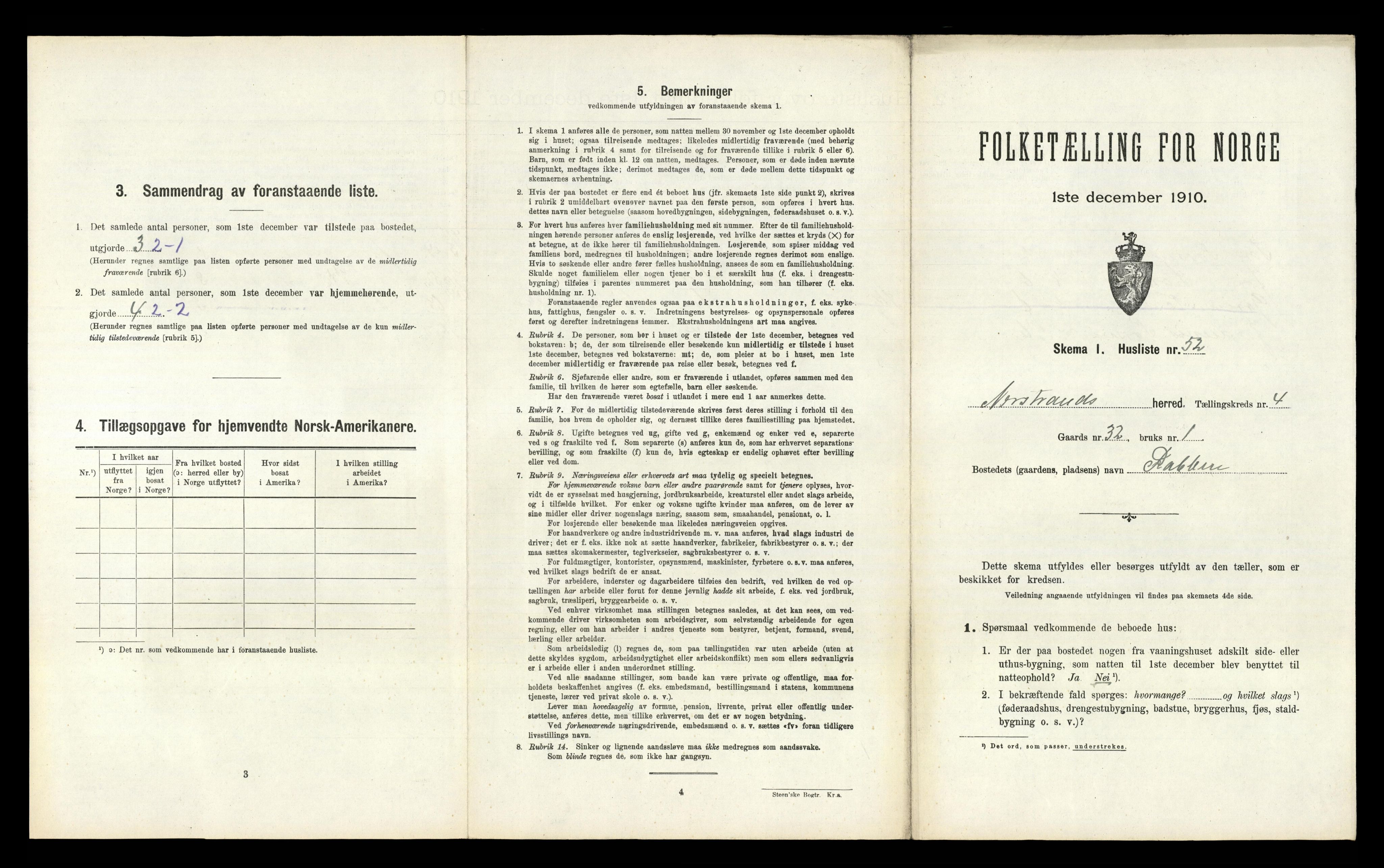 RA, Folketelling 1910 for 1139 Nedstrand herred, 1910, s. 345