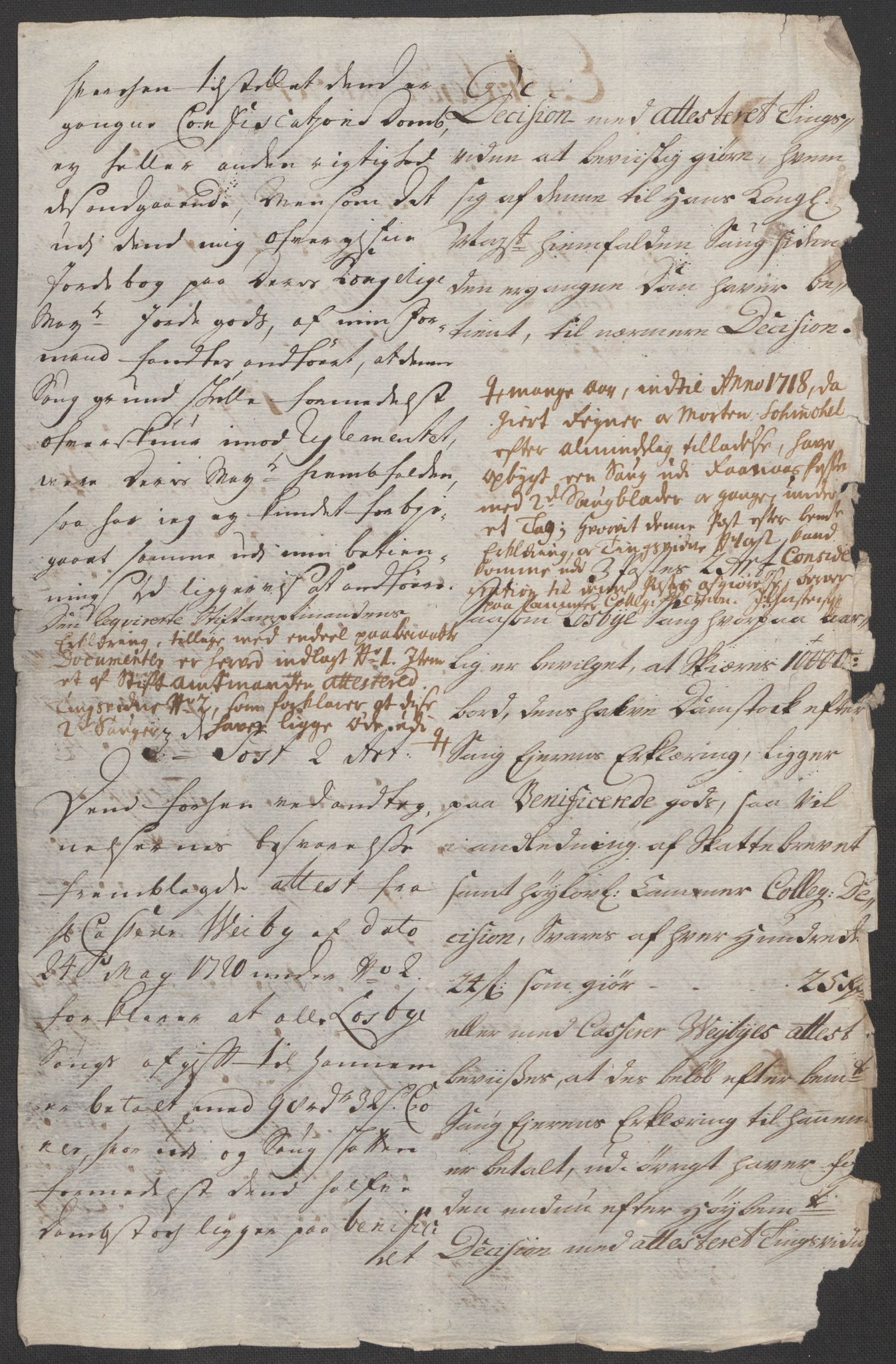 Rentekammeret inntil 1814, Reviderte regnskaper, Fogderegnskap, AV/RA-EA-4092/R11/L0600: Fogderegnskap Nedre Romerike, 1718, s. 393