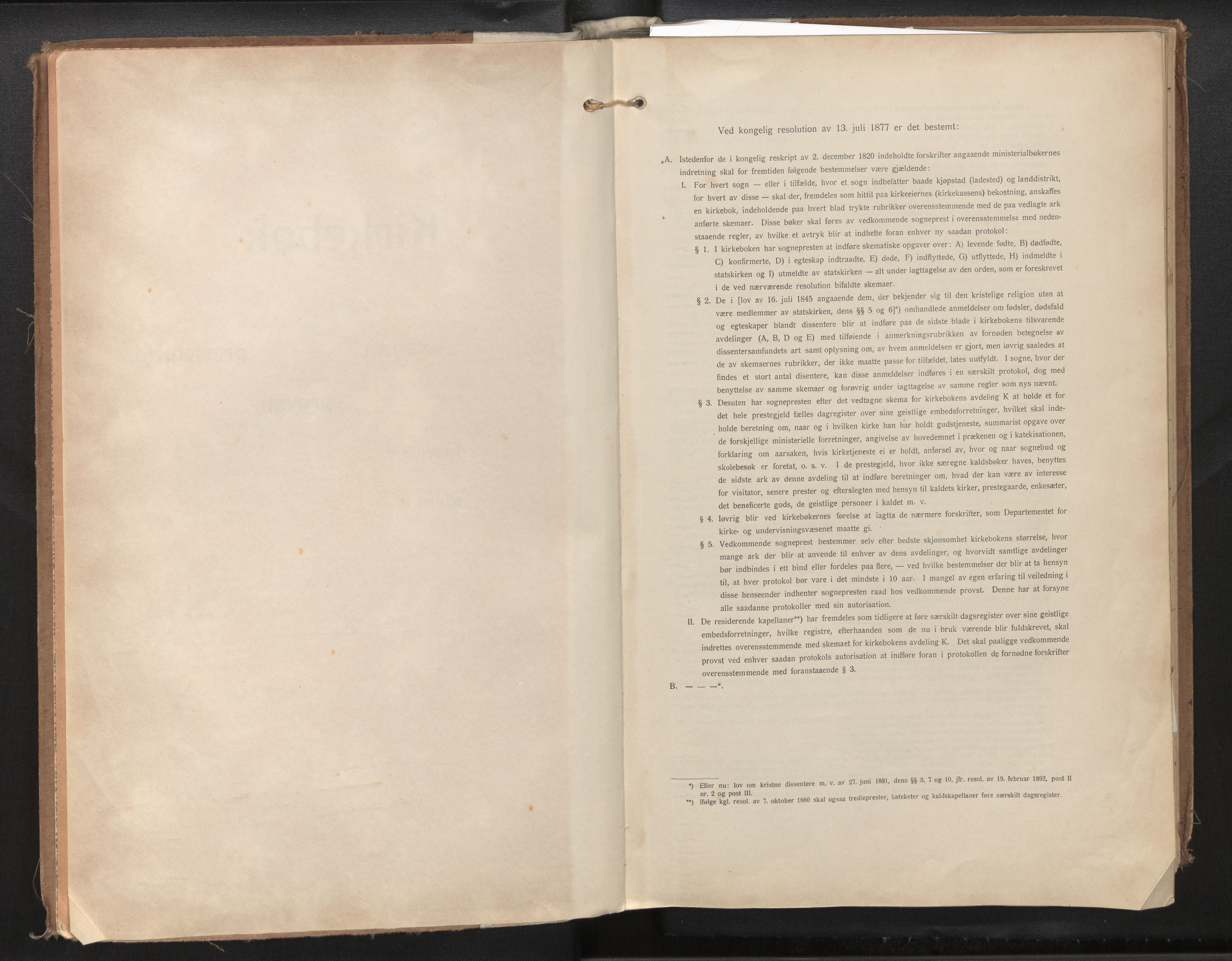 Den norske sjømannsmisjon i utlandet/New Orleans-Mobile-Gulfhavnene, SAB/SAB/PA-0115/H/Ha/L0001: Ministerialbok nr. A 1, 1927-1978