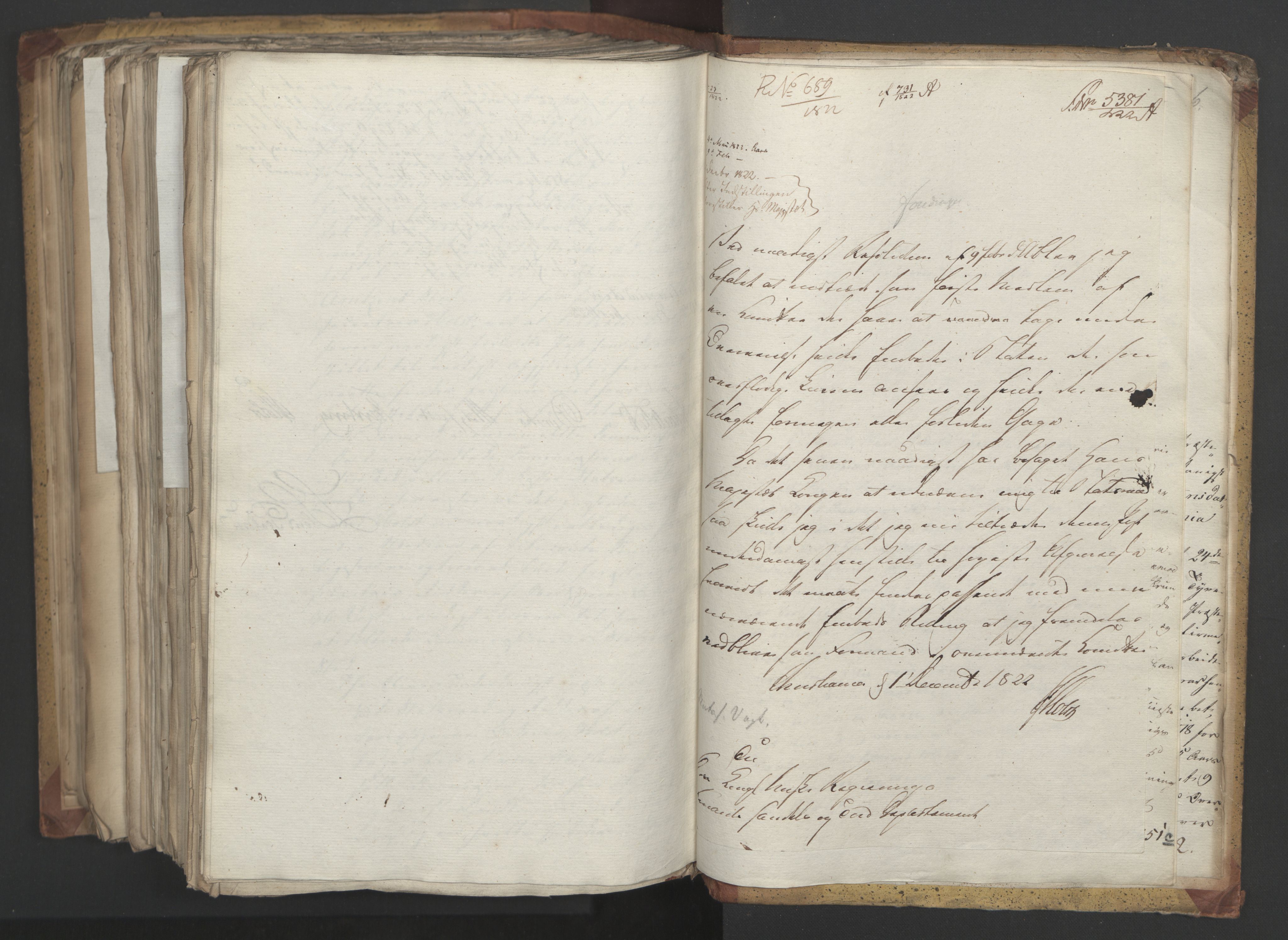Statsrådsavdelingen i Stockholm, AV/RA-S-1003/D/Da/L0032: Regjeringsinnstillinger nr. 6140-6355, 1822, s. 523
