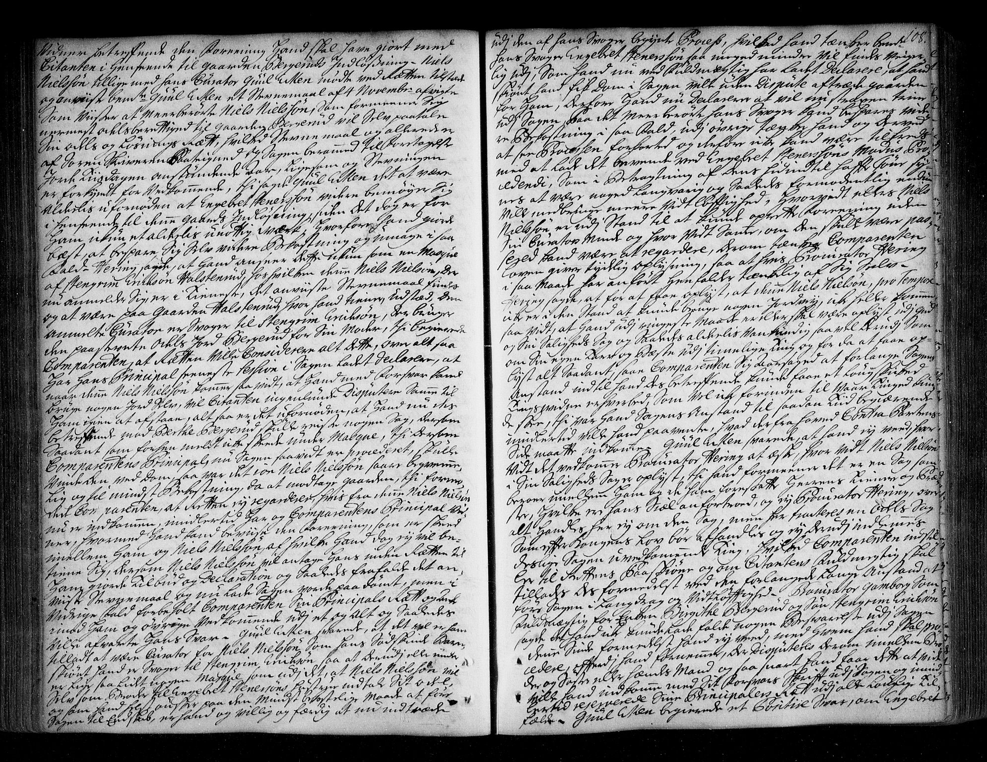 Eiker, Modum og Sigdal sorenskriveri, SAKO/A-123/F/Fa/Faa/L0073: Tingbok, 1740-1742, s. 108