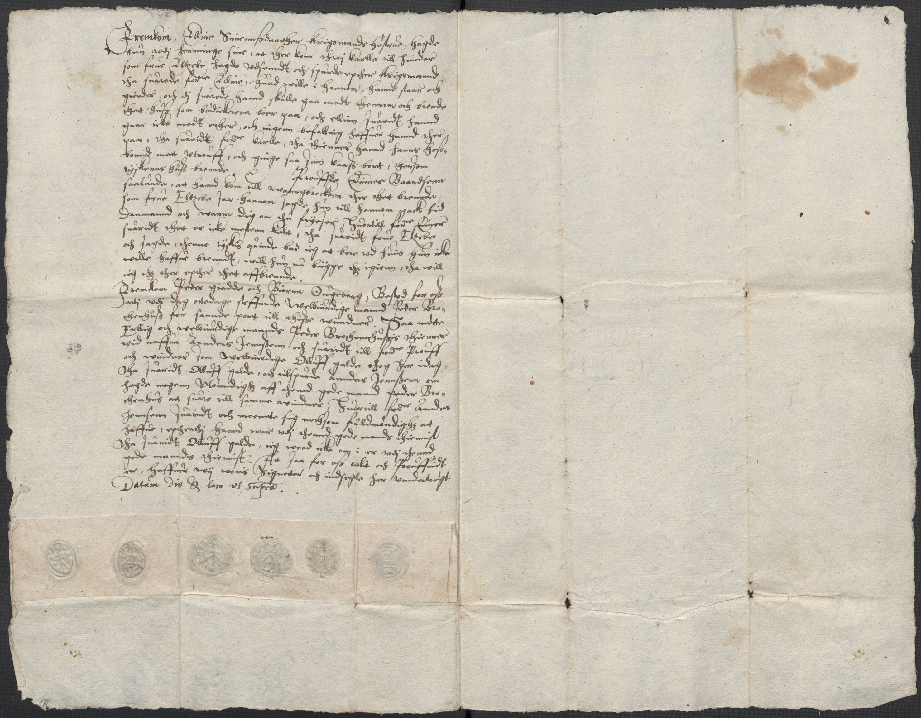 Riksarkivets diplomsamling, AV/RA-EA-5965/F02/L0093: Dokumenter, 1591, s. 10