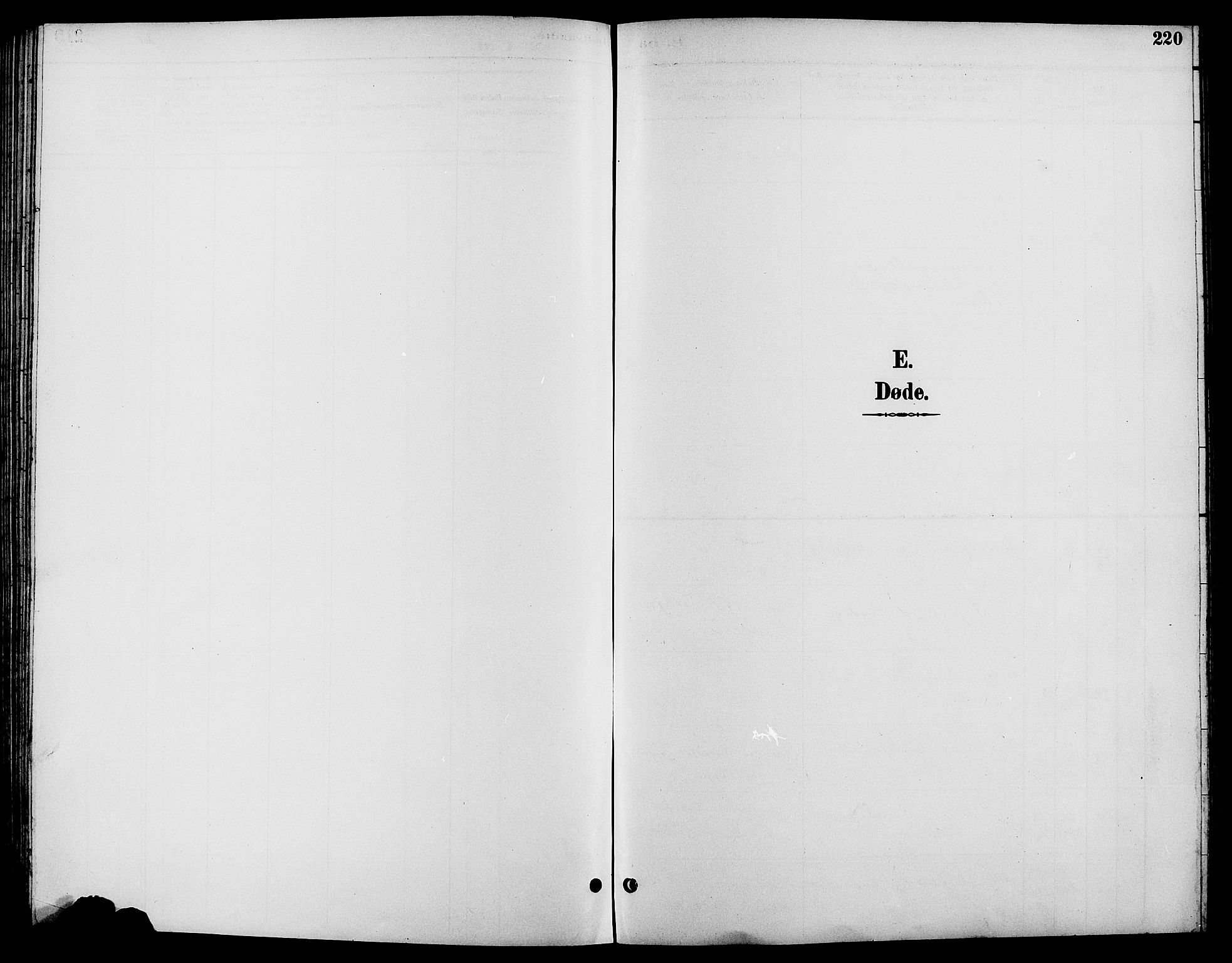 Biri prestekontor, SAH/PREST-096/H/Ha/Hab/L0004: Klokkerbok nr. 4, 1892-1909, s. 220