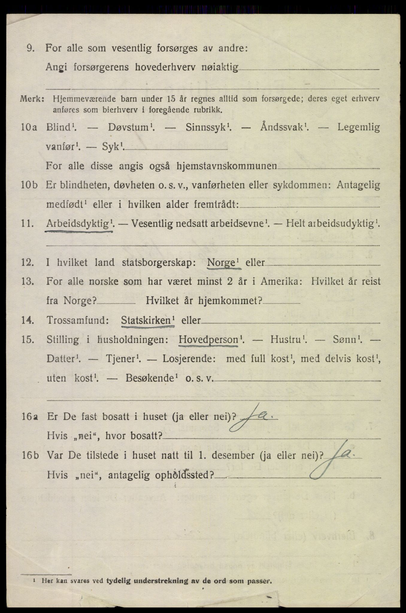 SAH, Folketelling 1920 for 0540 Sør-Aurdal herred, 1920, s. 1522