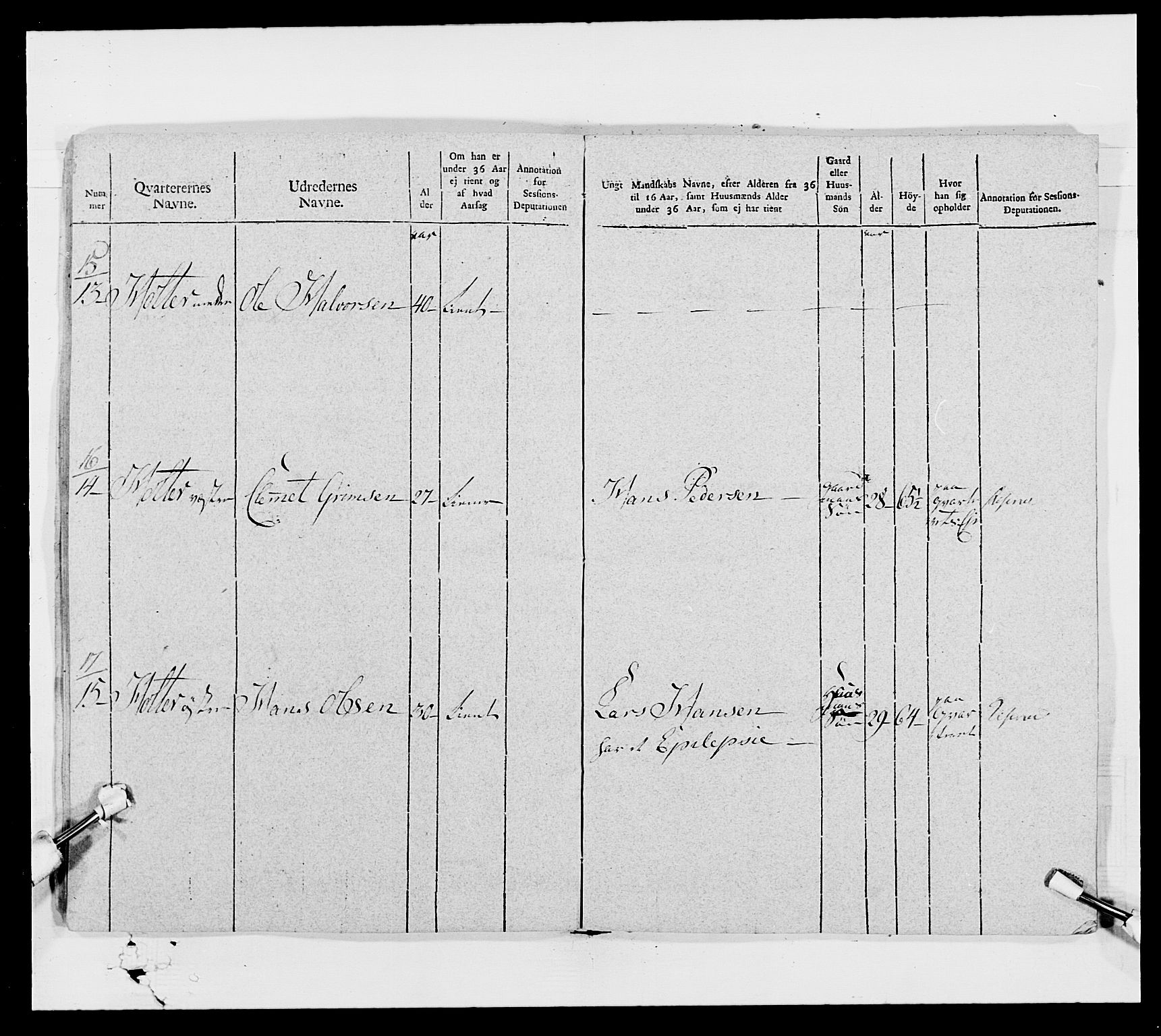 Generalitets- og kommissariatskollegiet, Det kongelige norske kommissariatskollegium, AV/RA-EA-5420/E/Eh/L0006: Akershusiske dragonregiment, 1796-1800, s. 15