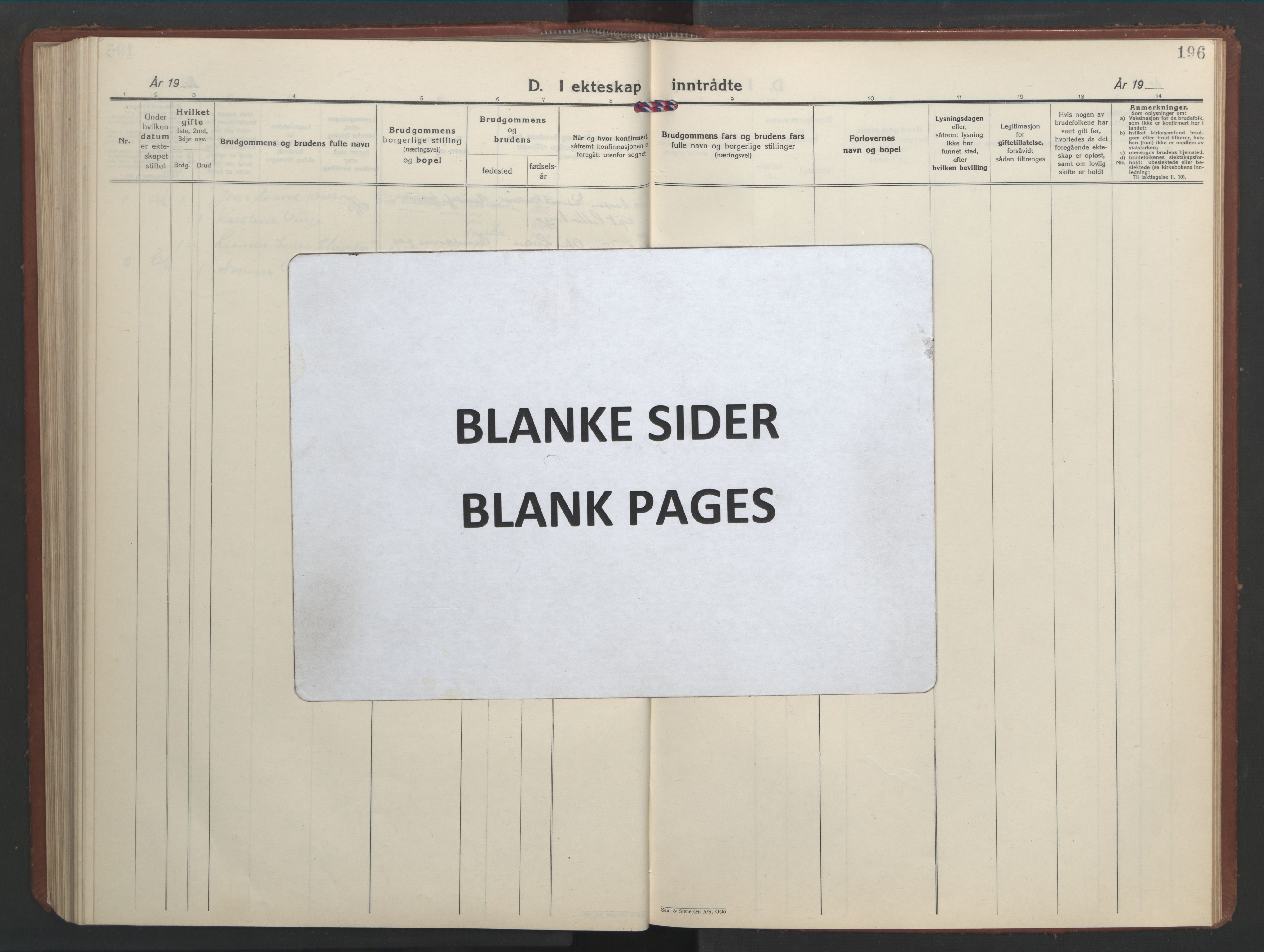 Ministerialprotokoller, klokkerbøker og fødselsregistre - Møre og Romsdal, AV/SAT-A-1454/566/L0775: Klokkerbok nr. 566C04, 1930-1946, s. 196