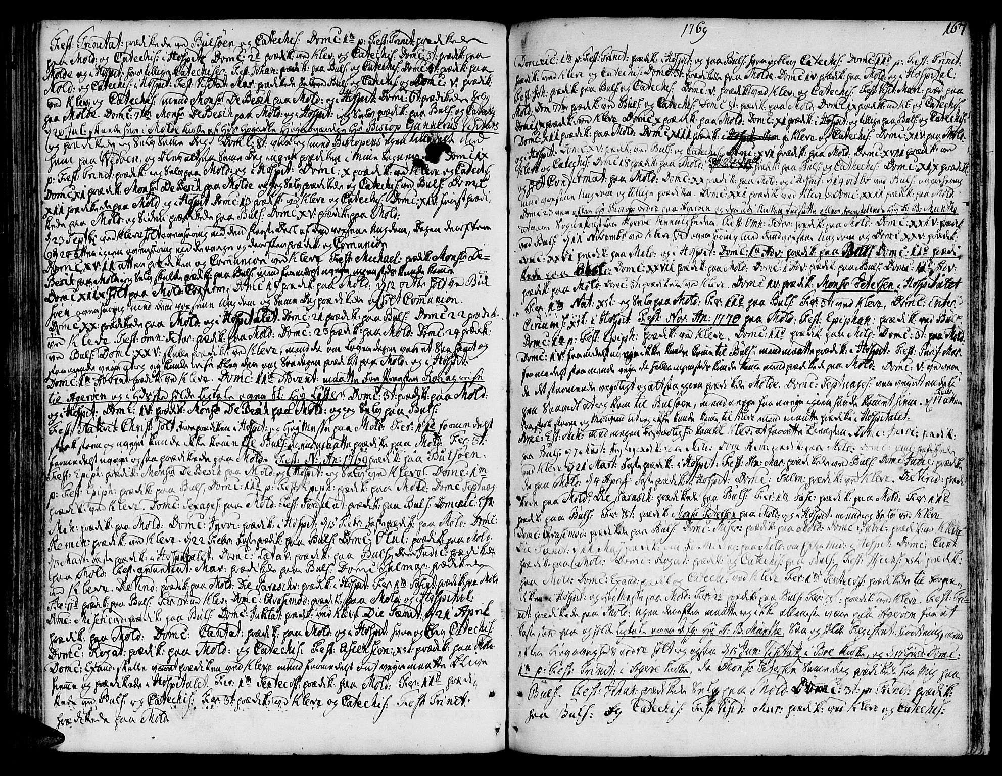 Ministerialprotokoller, klokkerbøker og fødselsregistre - Møre og Romsdal, AV/SAT-A-1454/555/L0648: Ministerialbok nr. 555A01, 1759-1793, s. 167