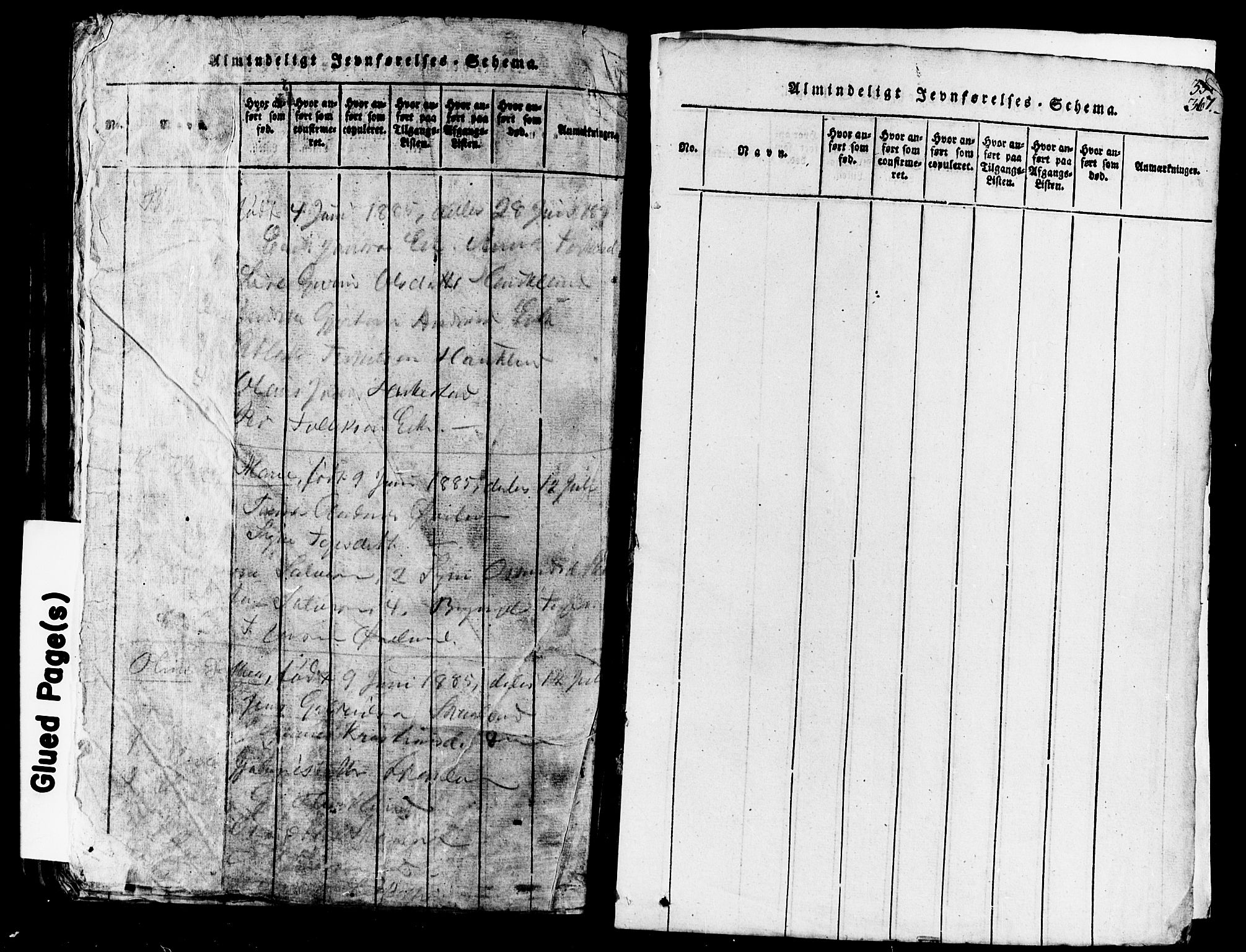 Lund sokneprestkontor, AV/SAST-A-101809/S07/L0002: Klokkerbok nr. B 2, 1816-1832