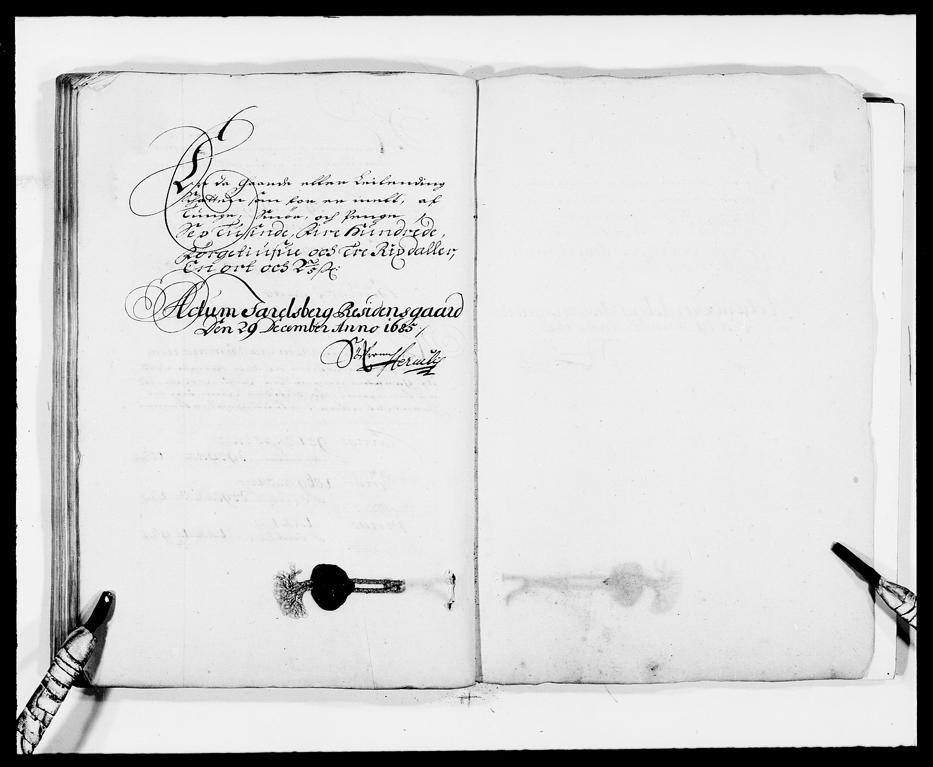 Rentekammeret inntil 1814, Reviderte regnskaper, Fogderegnskap, AV/RA-EA-4092/R32/L1856: Fogderegnskap Jarlsberg grevskap, 1685, s. 88