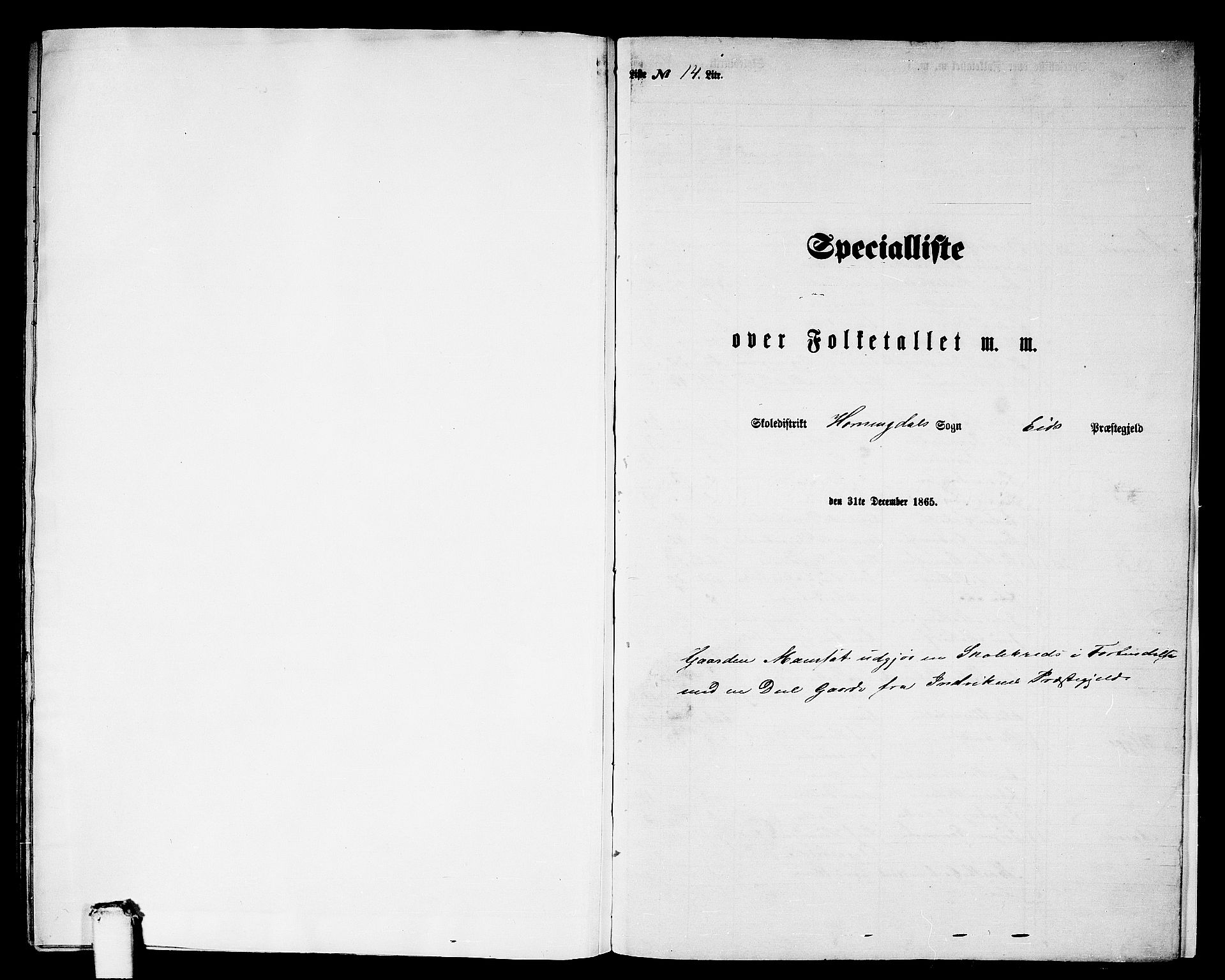 RA, Folketelling 1865 for 1443P Eid prestegjeld, 1865, s. 210