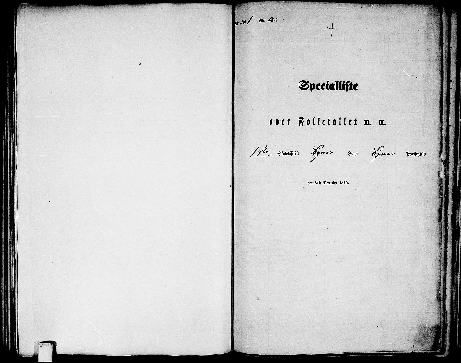 RA, Folketelling 1865 for 1655P Byneset prestegjeld, 1865, s. 7