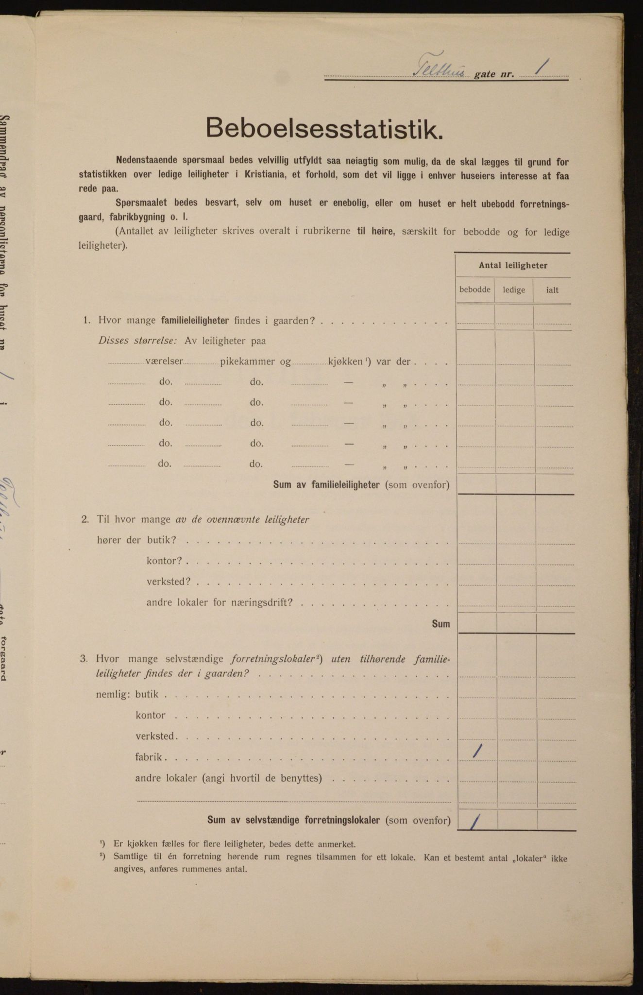 OBA, Kommunal folketelling 1.2.1912 for Kristiania, 1912, s. 107589