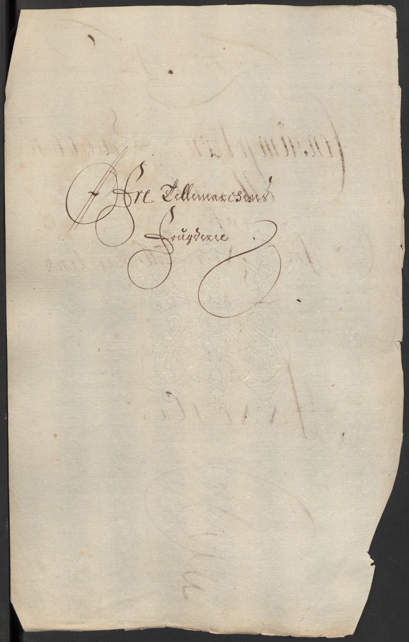 Rentekammeret inntil 1814, Reviderte regnskaper, Fogderegnskap, RA/EA-4092/R35/L2082: Fogderegnskap Øvre og Nedre Telemark, 1685, s. 350