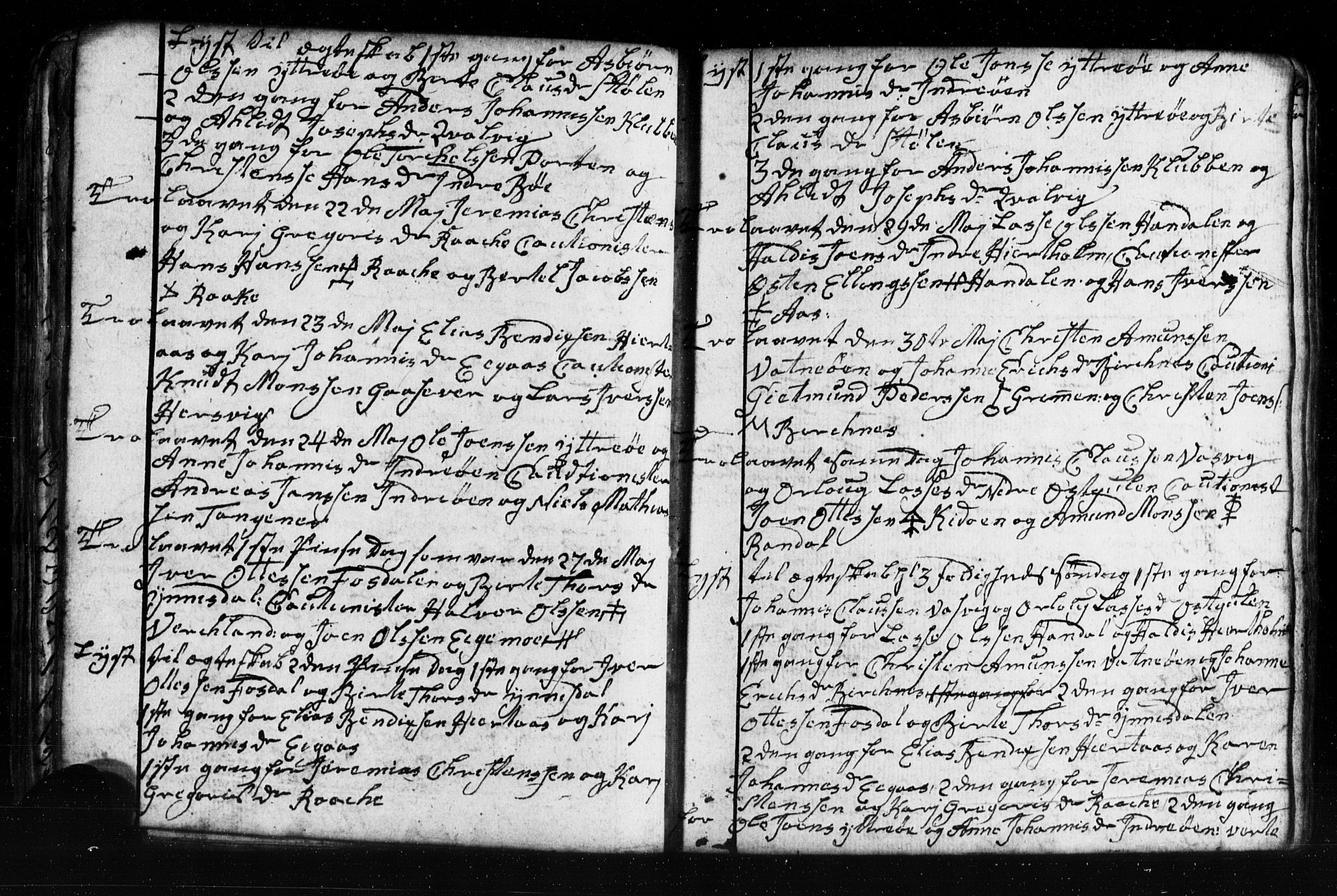 Gulen sokneprestembete, AV/SAB-A-80201/H/Hab: Klokkerbok nr. A 2, 1791-1814
