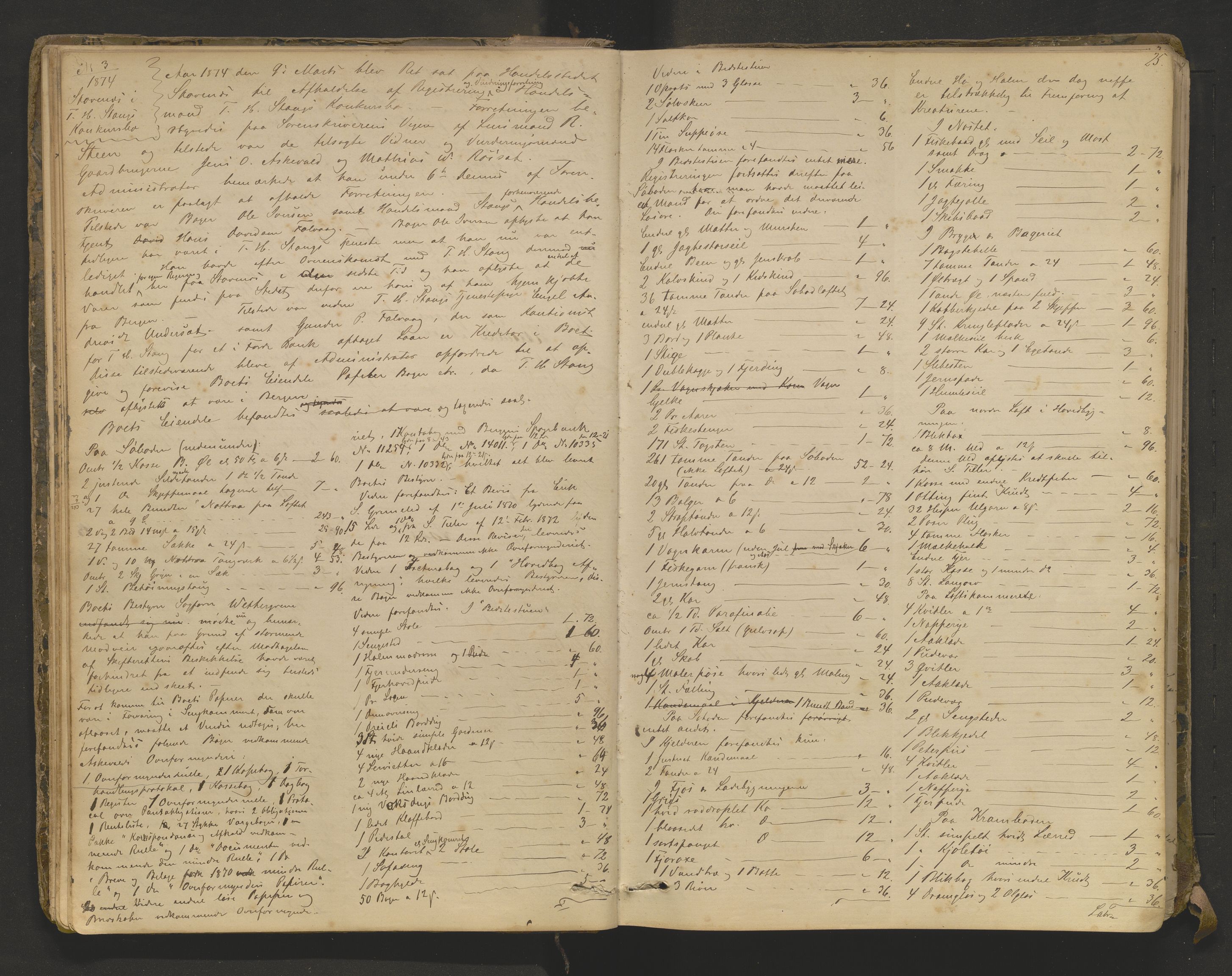 Lensmannen i Askvoll, AV/SAB-A-26301/0006/L0003: Registreringsprotokoll, 1869-1904, s. 24b-25a