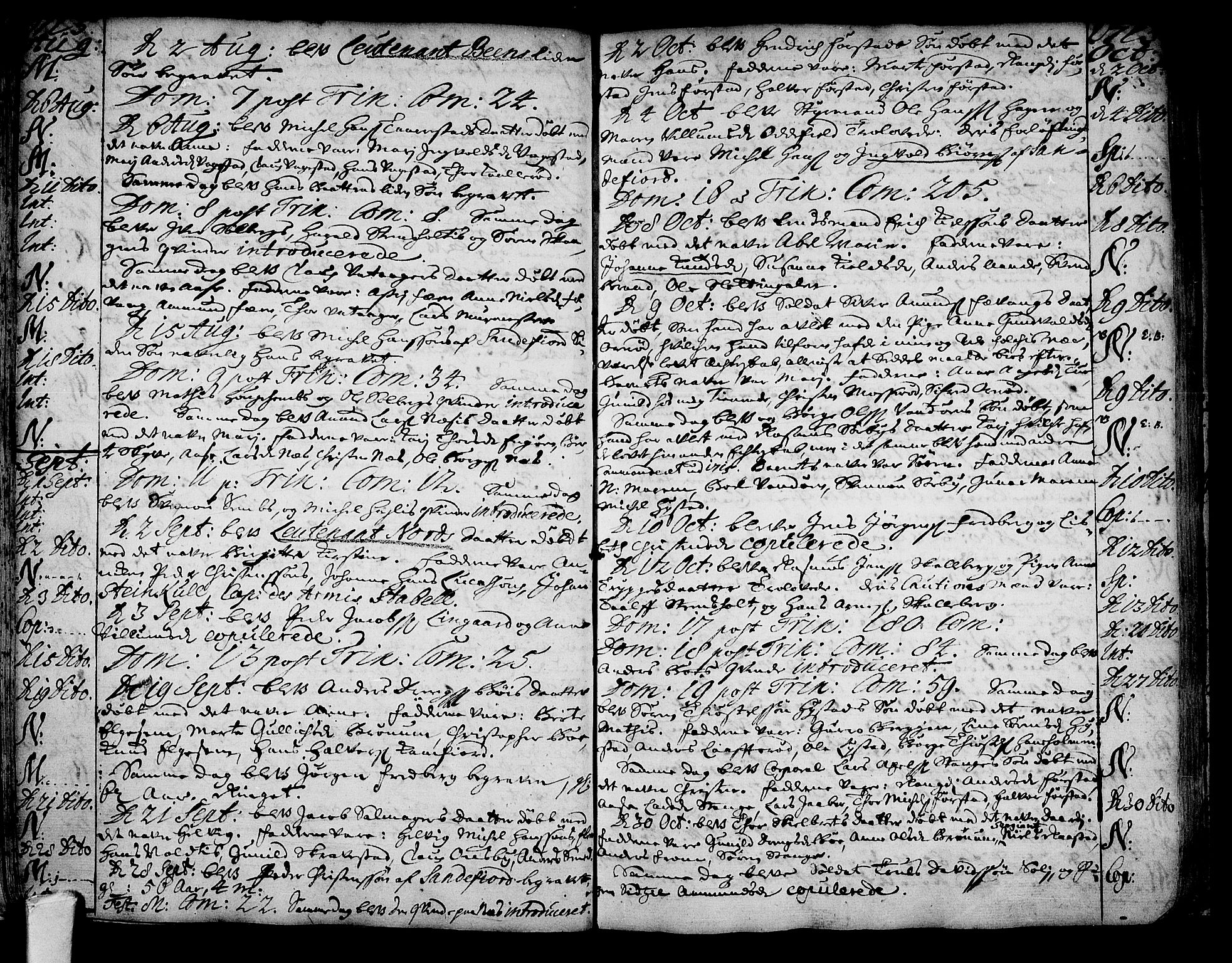 Sandar kirkebøker, AV/SAKO-A-243/F/Fa/L0001: Ministerialbok nr. 1, 1709-1733