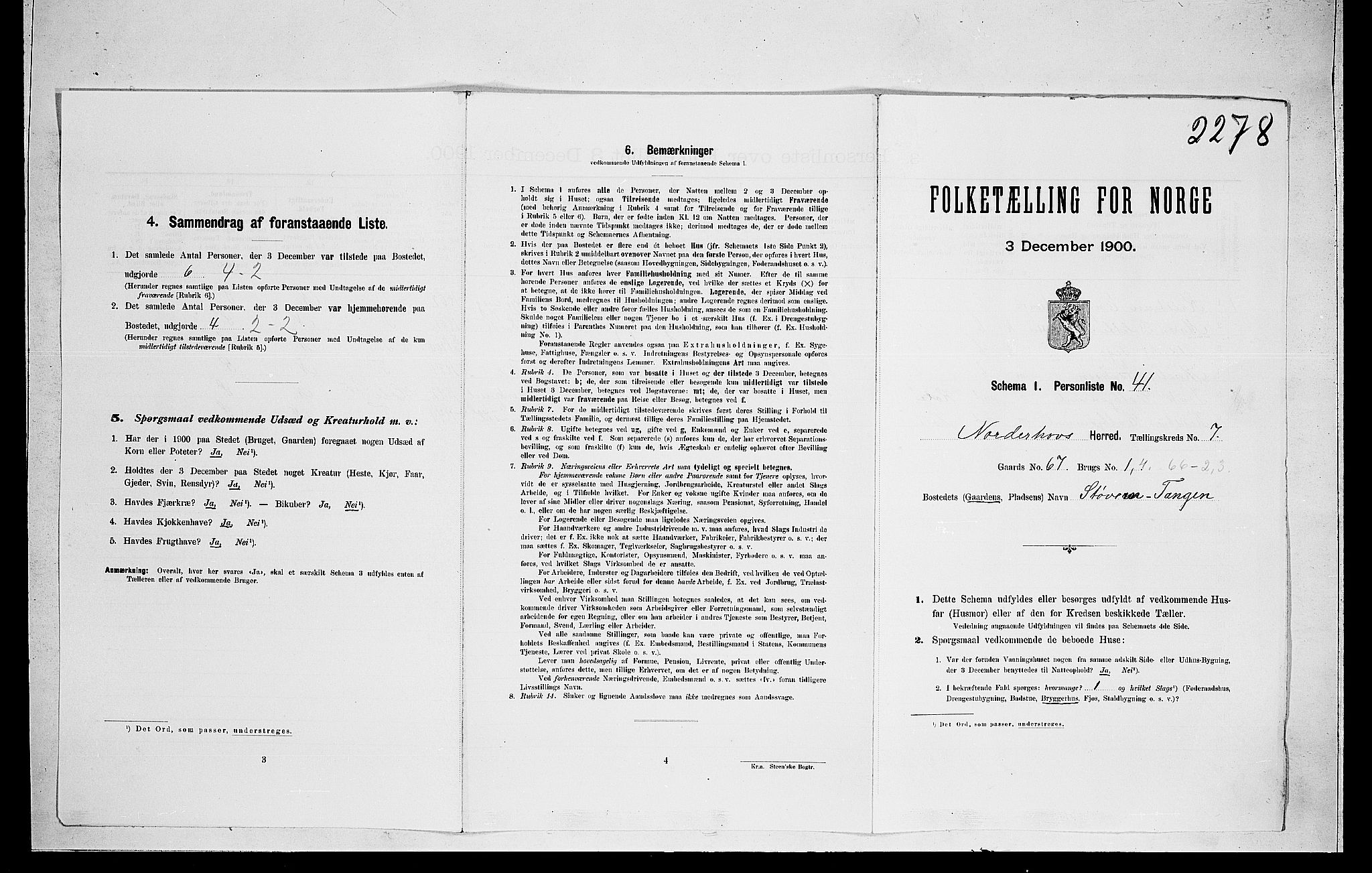 RA, Folketelling 1900 for 0613 Norderhov herred, 1900, s. 1580