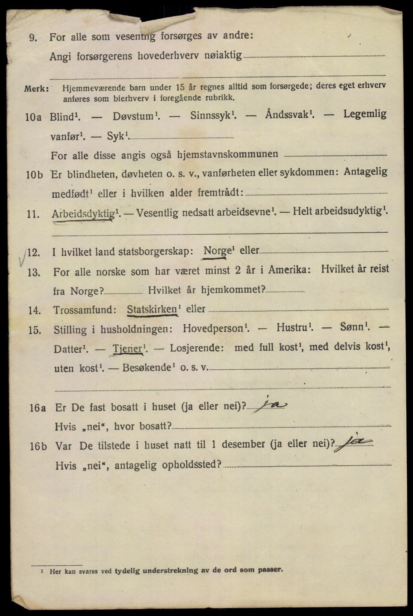 SAO, Folketelling 1920 for 0301 Kristiania kjøpstad, 1920, s. 465230