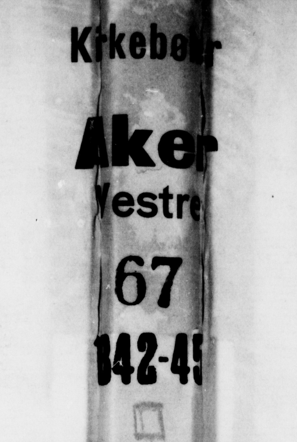 Aker prestekontor kirkebøker, AV/SAO-A-10861/H/L0002: Lysningsprotokoll nr. 2, 1842-1845