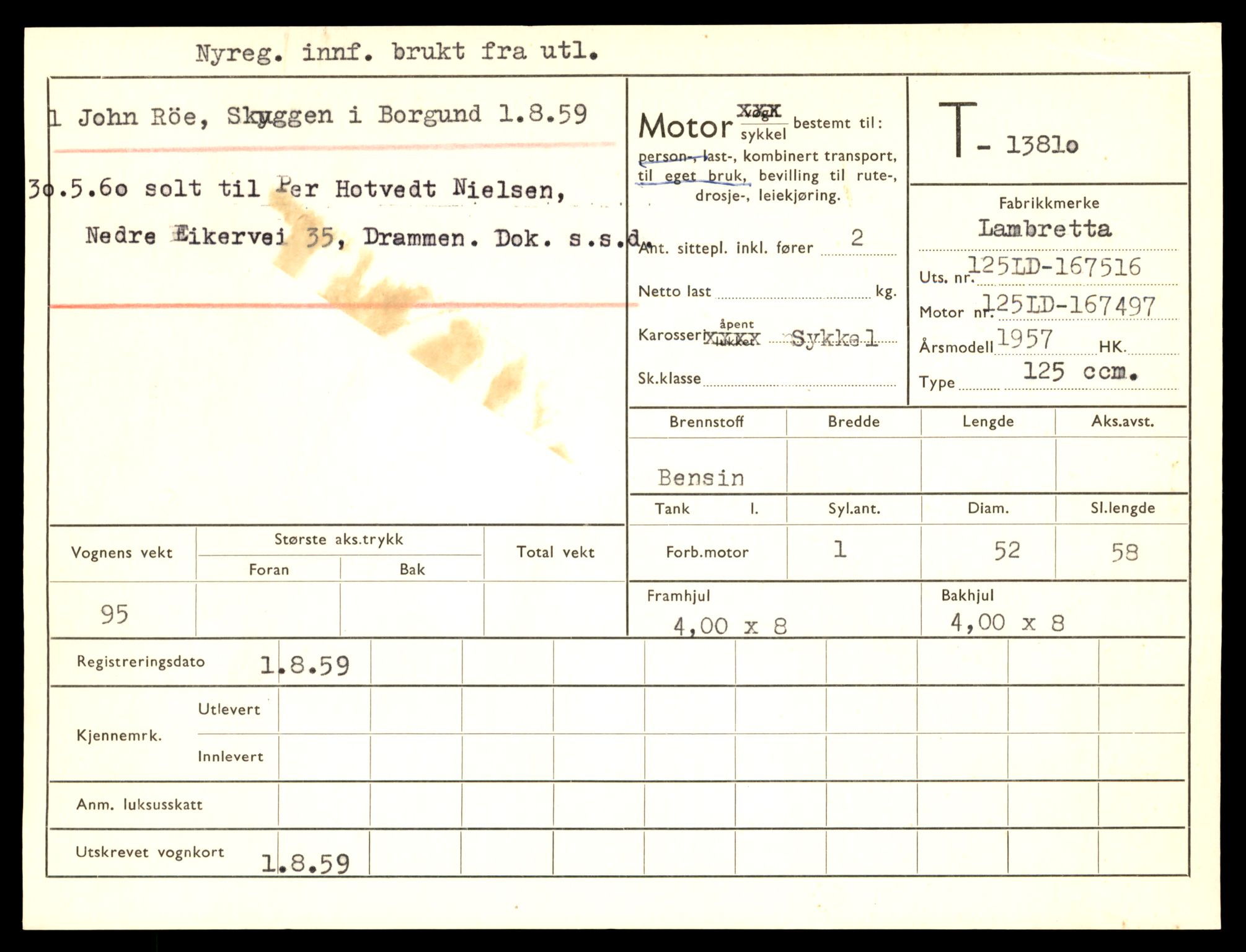 Møre og Romsdal vegkontor - Ålesund trafikkstasjon, AV/SAT-A-4099/F/Fe/L0041: Registreringskort for kjøretøy T 13710 - T 13905, 1927-1998, s. 1775