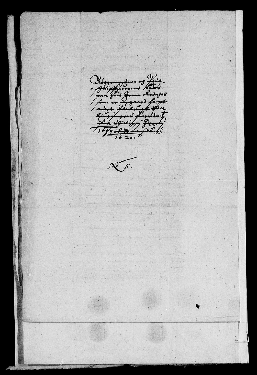 Rentekammeret inntil 1814, Reviderte regnskaper, Lensregnskaper, AV/RA-EA-5023/R/Rb/Rba/L0053: Akershus len, 1619-1620