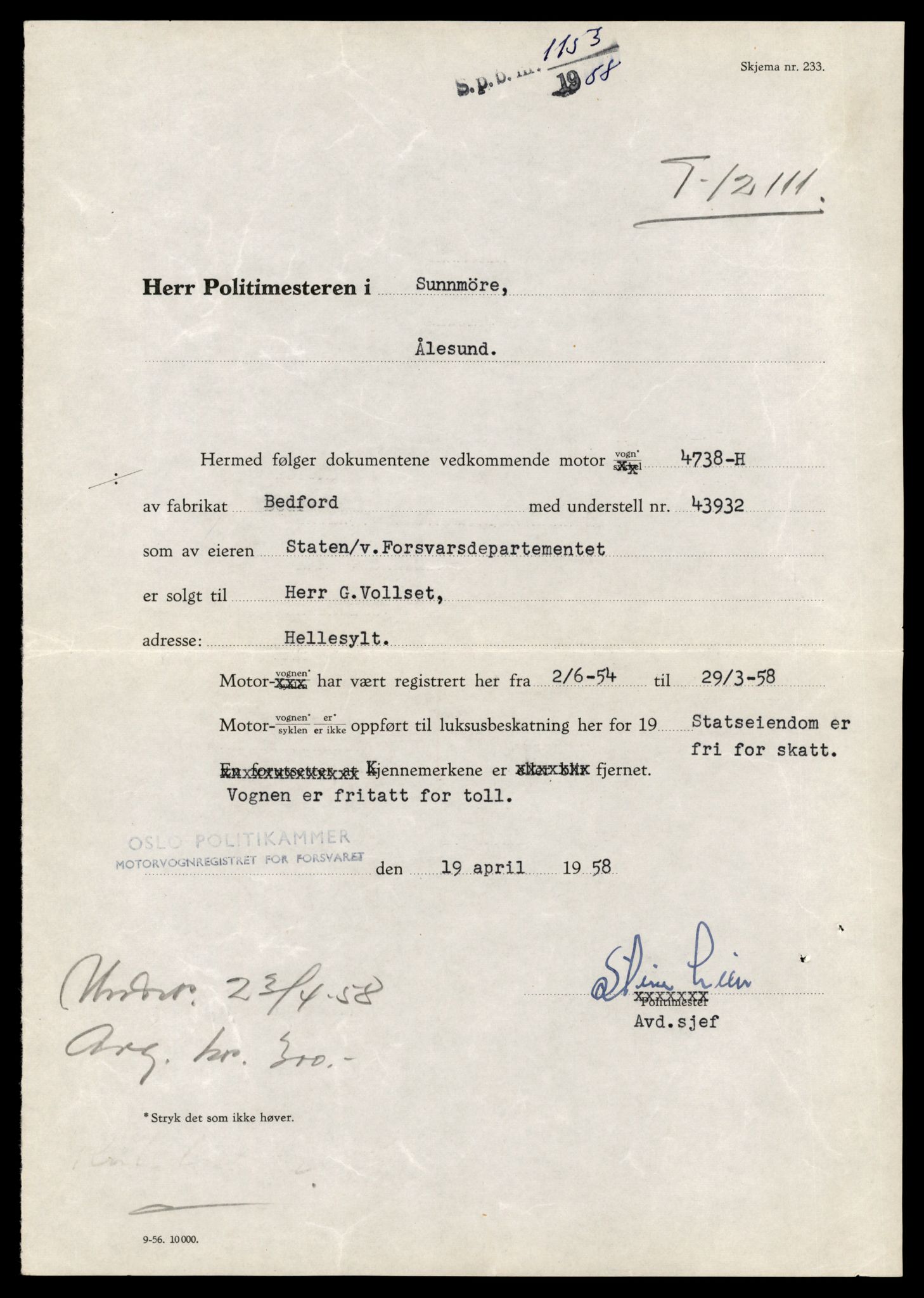 Møre og Romsdal vegkontor - Ålesund trafikkstasjon, AV/SAT-A-4099/F/Fe/L0035: Registreringskort for kjøretøy T 12653 - T 12829, 1927-1998, s. 2076