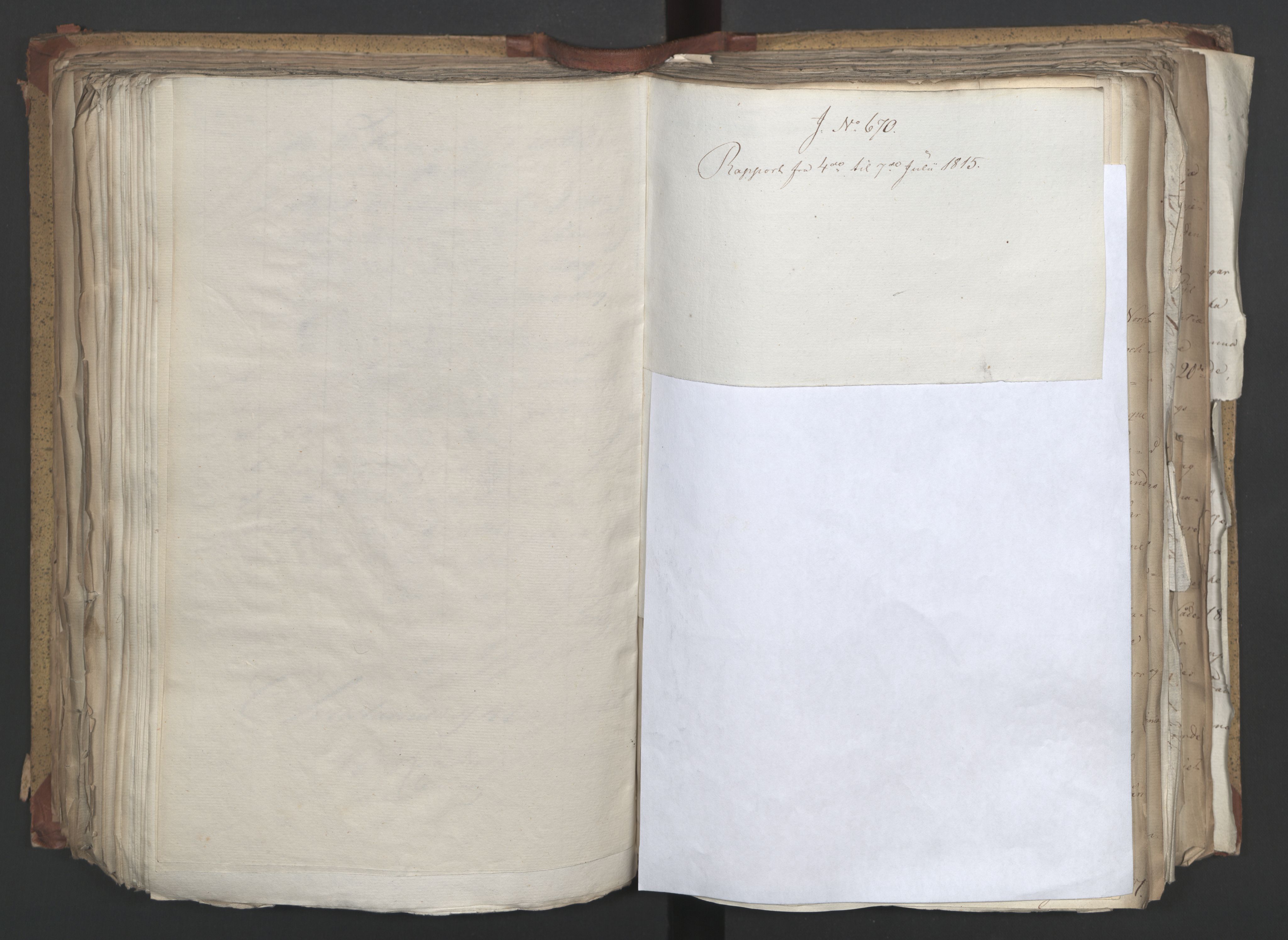 Statsrådsavdelingen i Stockholm, AV/RA-S-1003/D/Da/L0003: Regjeringsinnstillinger nr. 519-787, 1815, s. 309