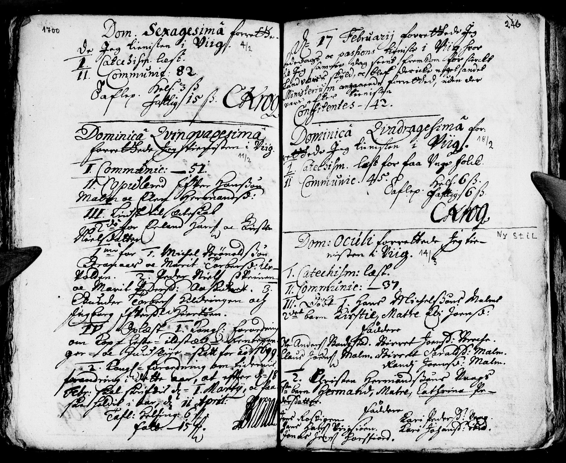 Ministerialprotokoller, klokkerbøker og fødselsregistre - Nordland, AV/SAT-A-1459/812/L0172: Ministerialbok nr. 812A01, 1677-1718, s. 246