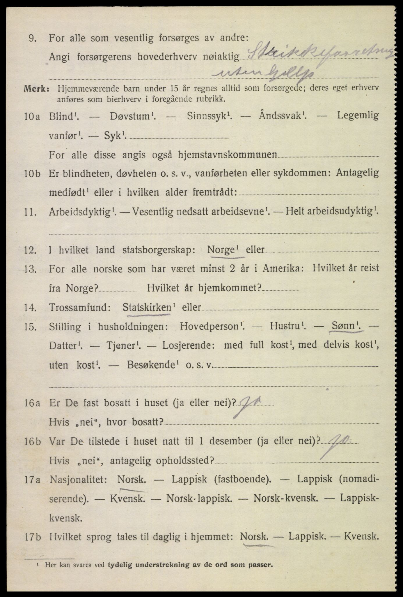 SAT, Folketelling 1920 for 1866 Hadsel herred, 1920, s. 16091