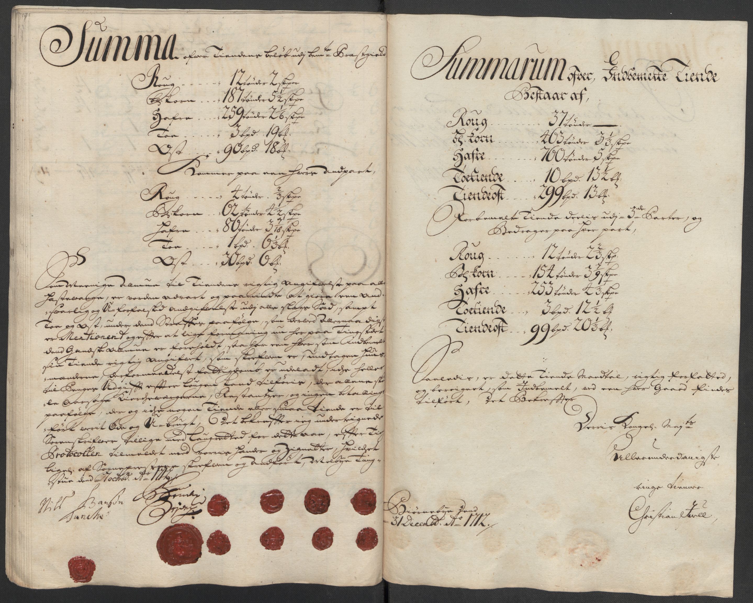 Rentekammeret inntil 1814, Reviderte regnskaper, Fogderegnskap, AV/RA-EA-4092/R13/L0849: Fogderegnskap Solør, Odal og Østerdal, 1712, s. 311