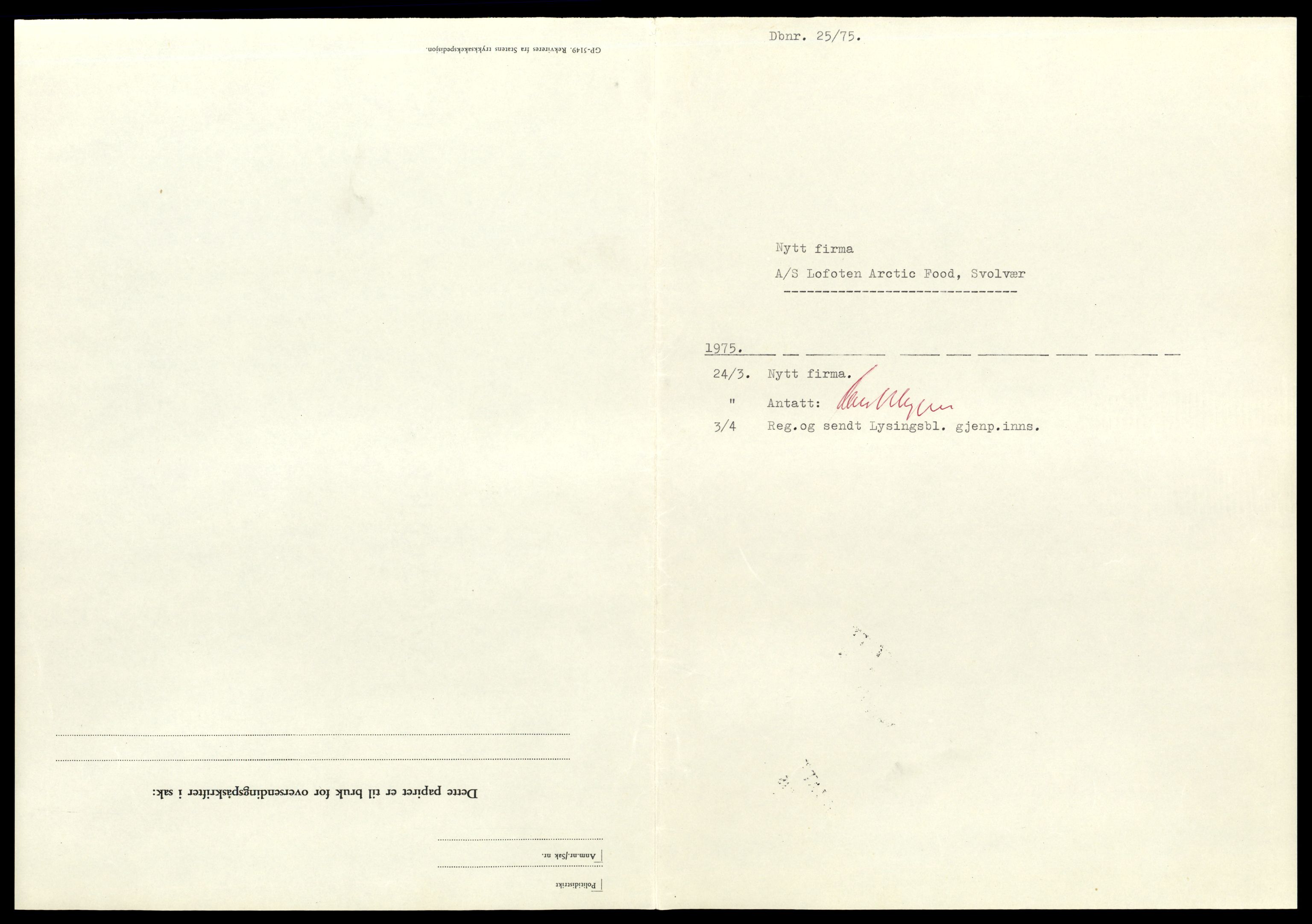 Lofoten sorenskriveri, SAT/A-0017/2/J/Jd/Jdb/L0003: Bilag, L-R, 1944-1990, s. 1