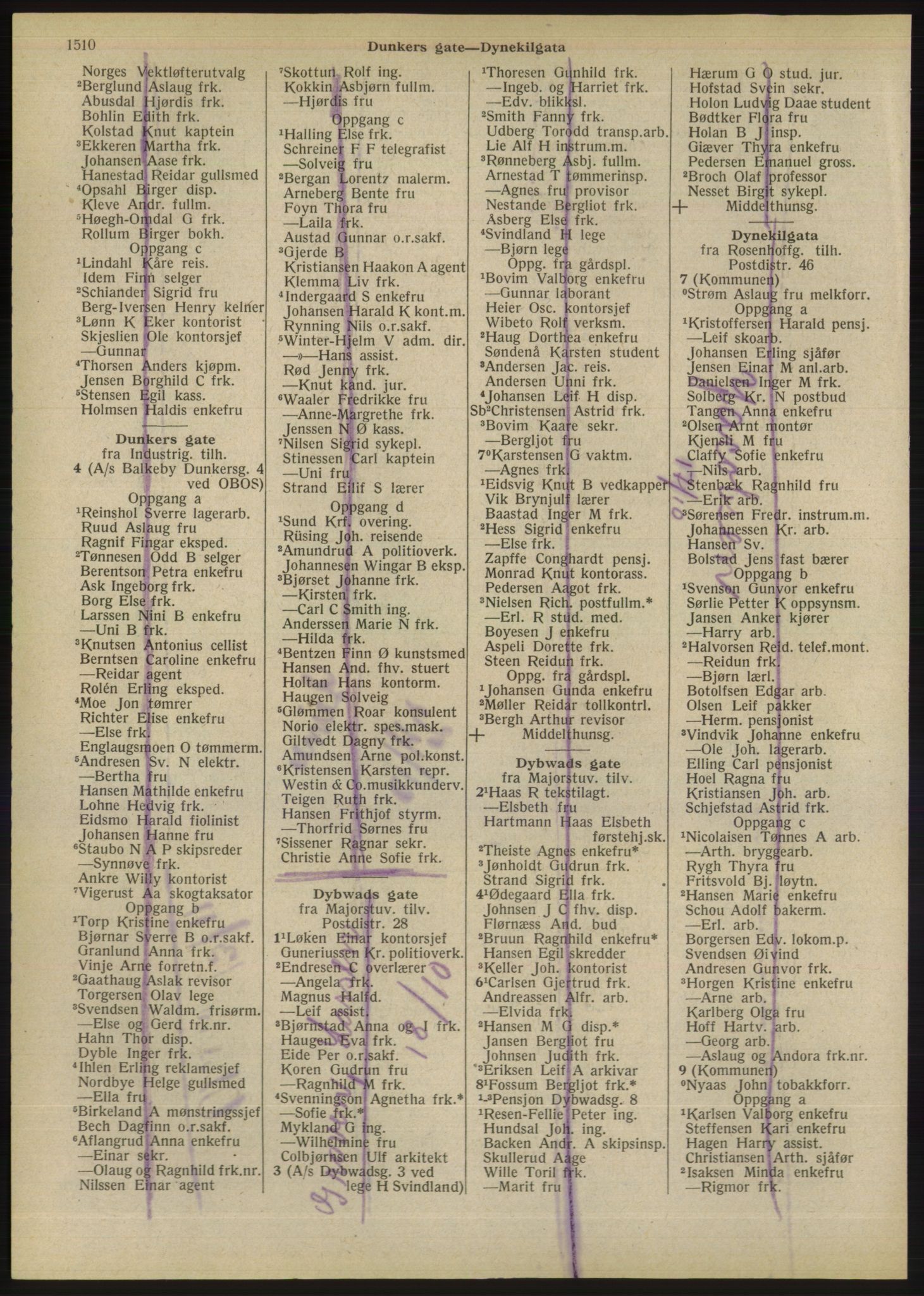 Kristiania/Oslo adressebok, PUBL/-, 1947, s. 1510