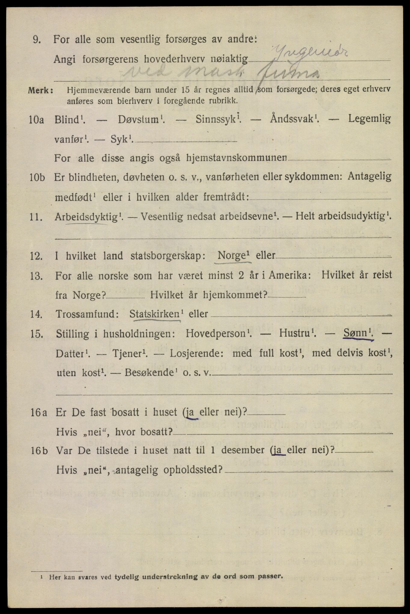 SAKO, Folketelling 1920 for 0805 Porsgrunn kjøpstad, 1920, s. 19946
