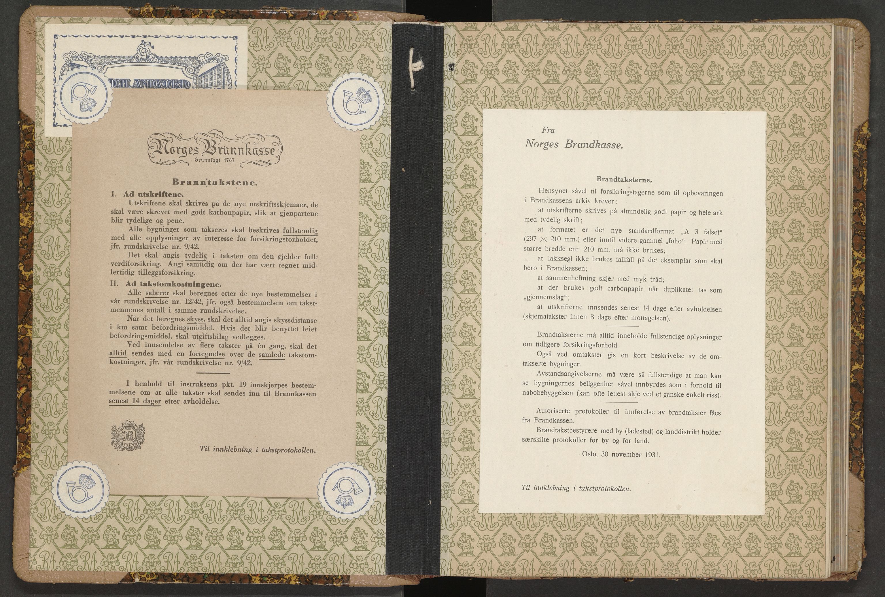 Lunder lensmannskontor, SAKO/A-619/Y/Yc/Ycb/L0004: Skjematakstprotokoll, 1943-1955