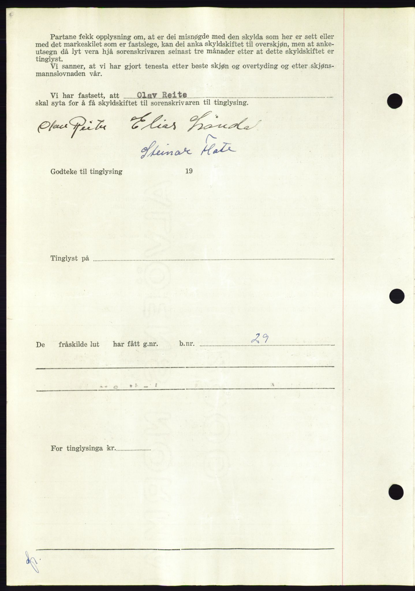 Søre Sunnmøre sorenskriveri, AV/SAT-A-4122/1/2/2C/L0095: Pantebok nr. 21A, 1953-1953, Dagboknr: 1699/1953