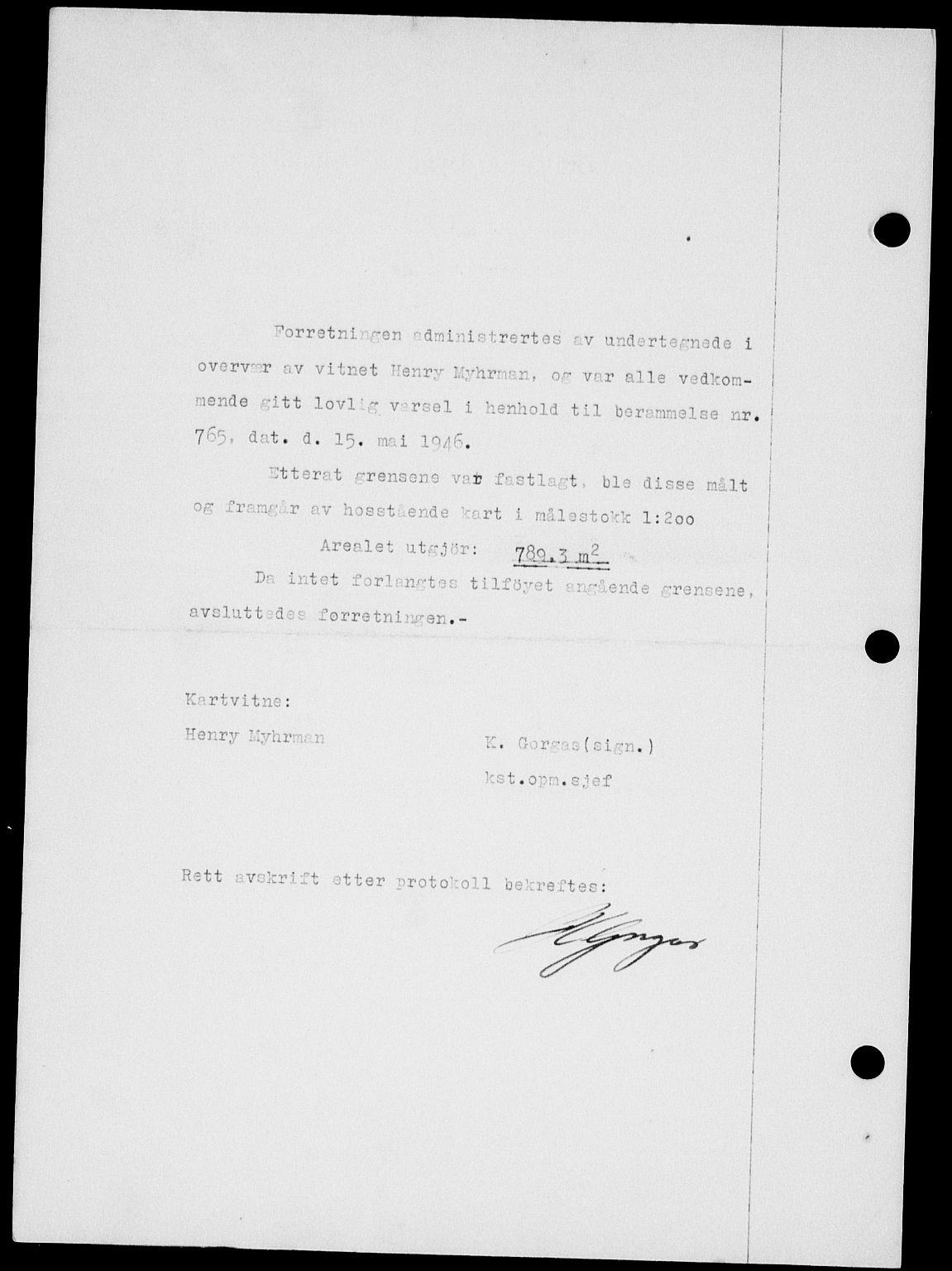 Onsøy sorenskriveri, SAO/A-10474/G/Ga/Gab/L0017: Pantebok nr. II A-17, 1946-1946, Dagboknr: 2827/1946